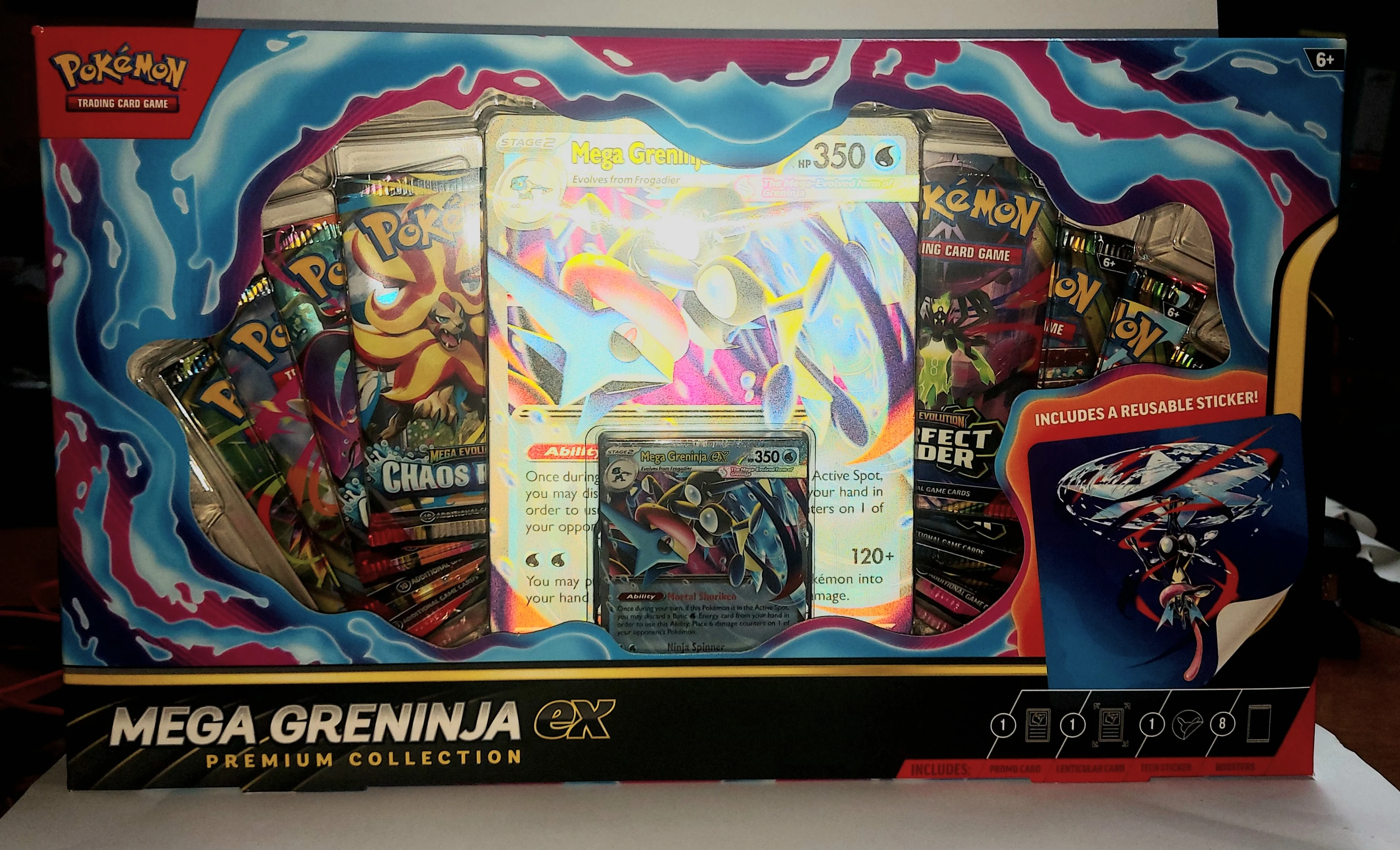 Mega Greninja ex premium collection box image 2
