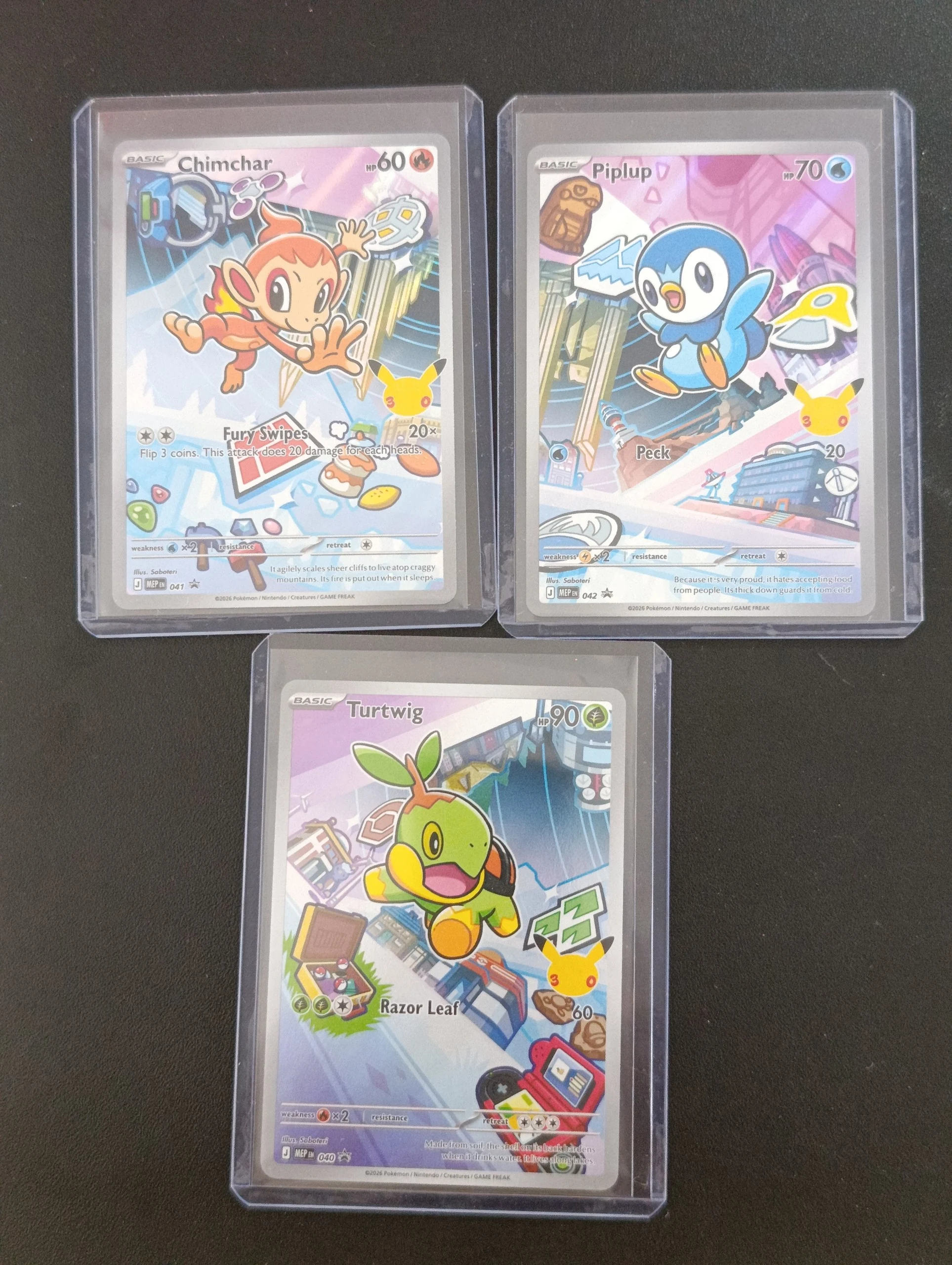 Set of 3 cards from first partner Series 1 image 1