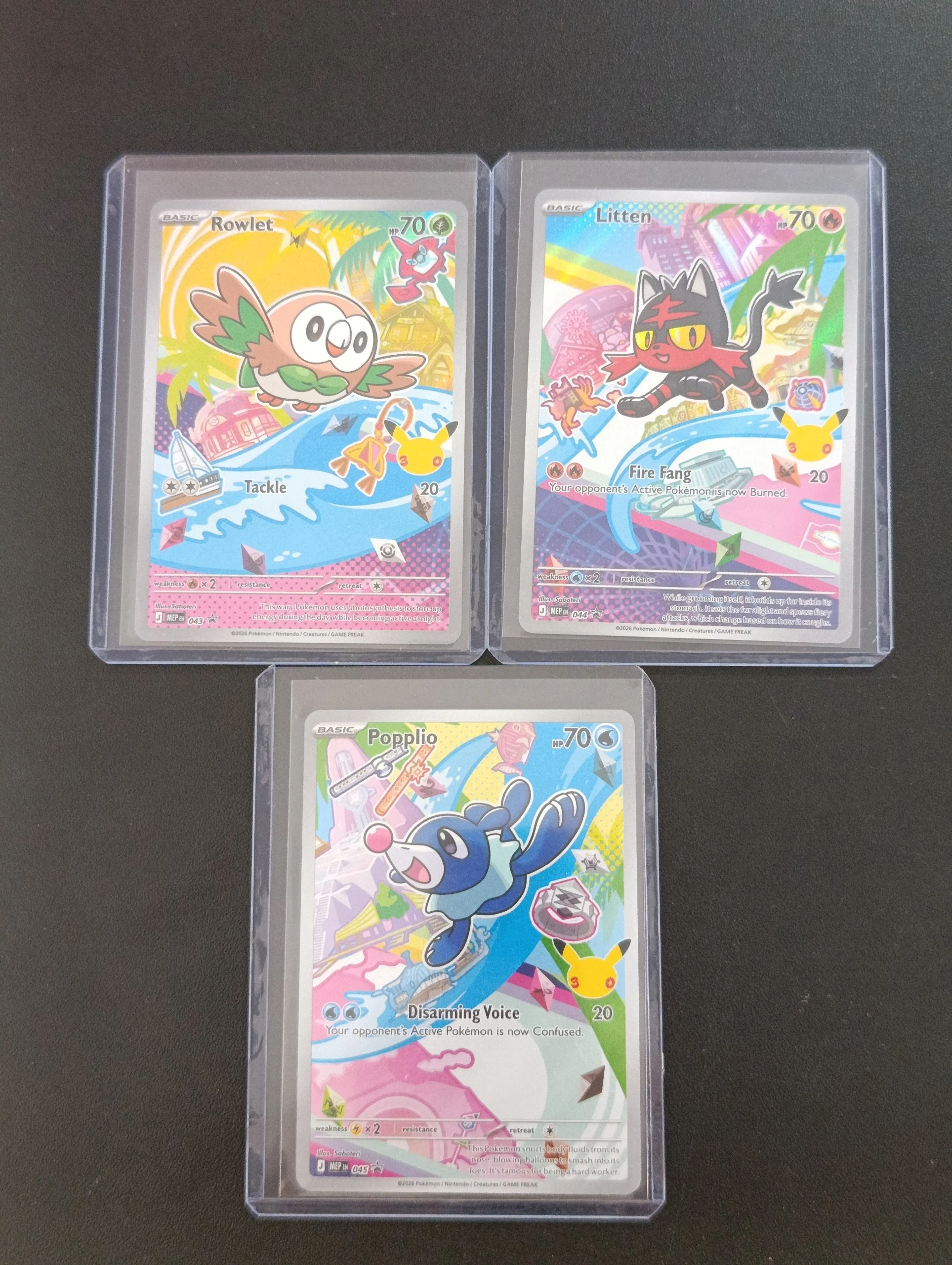 Set of 3 cards from first partner Series 1 image 1
