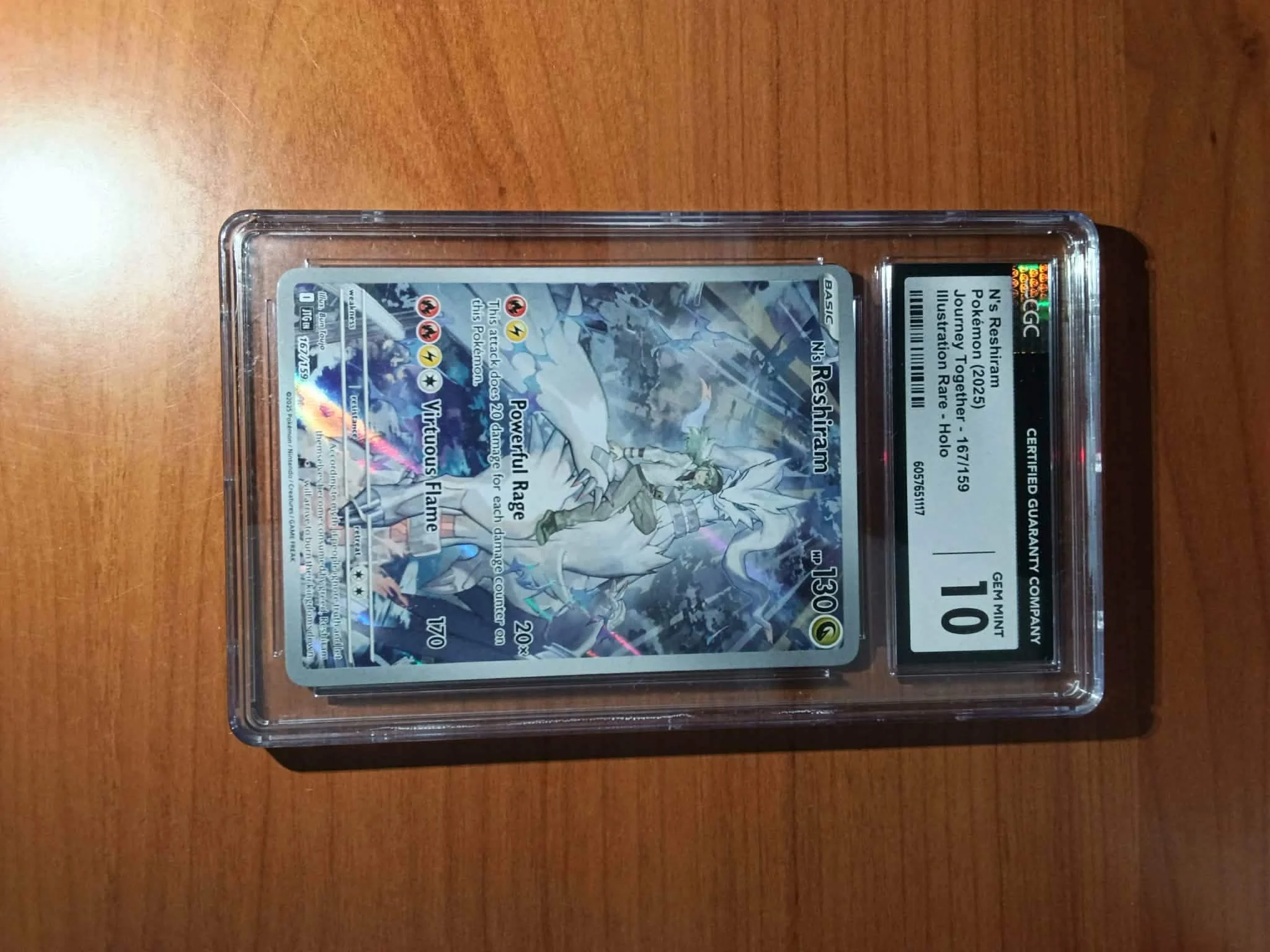 N'S RESHIRAM CGC 10 image 1
