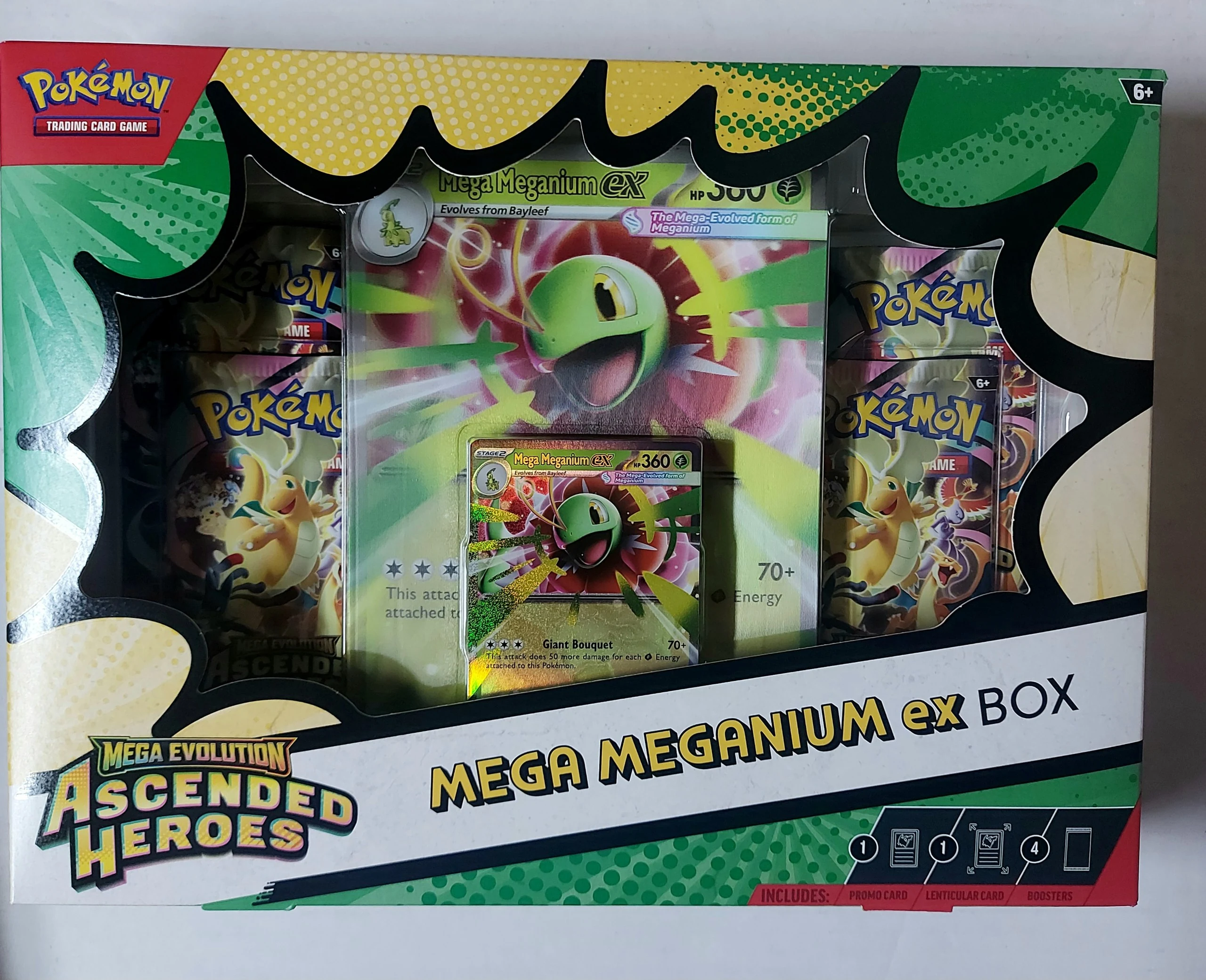 Ascended heroes Mega Meganium ex box image 1