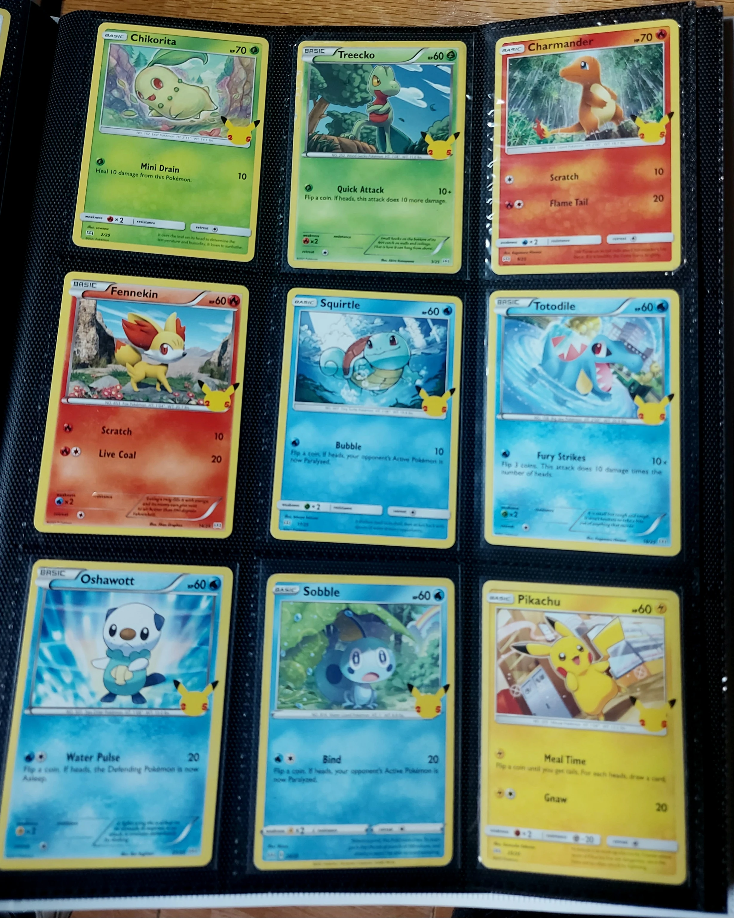 25th anniversary lot: Charmander, Squirtle, Pikachu image 1