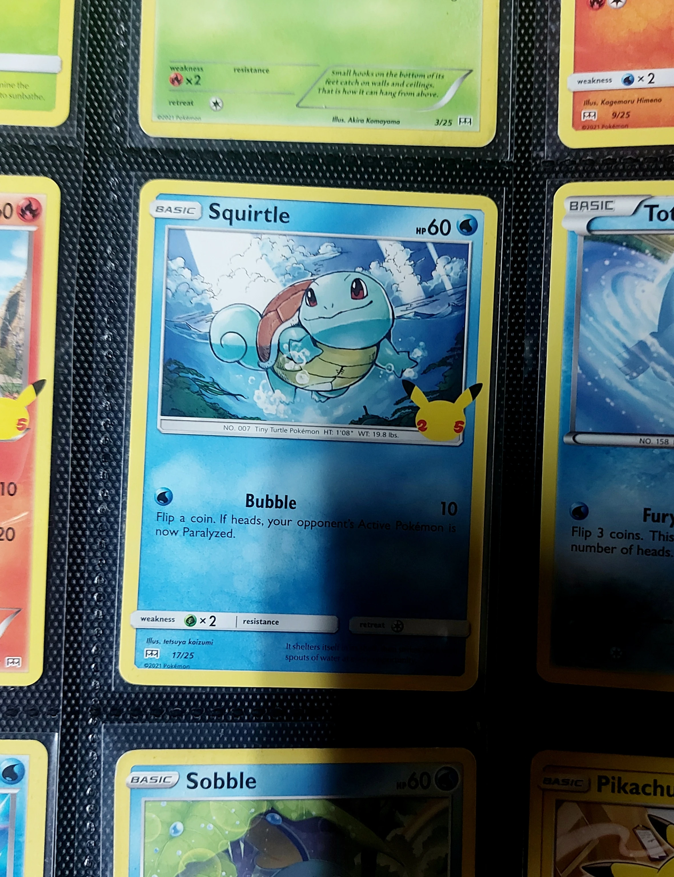 25th anniversary lot: Charmander, Squirtle, Pikachu image 3