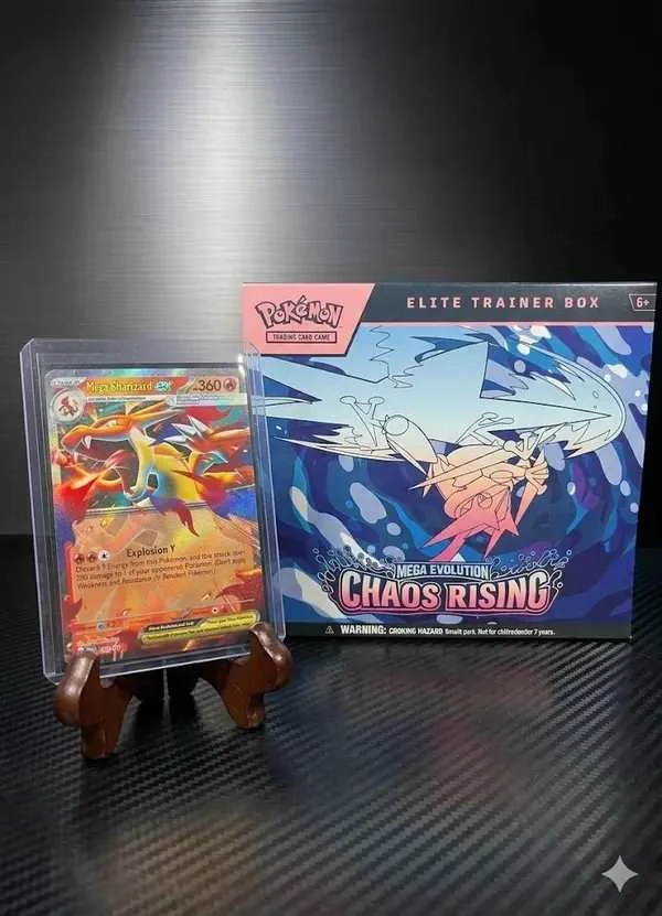 🔥Chaos Rising ETB + Charizard Card! Απόλυτο Συλλεκτικό Πακέτο!🔥 image 1