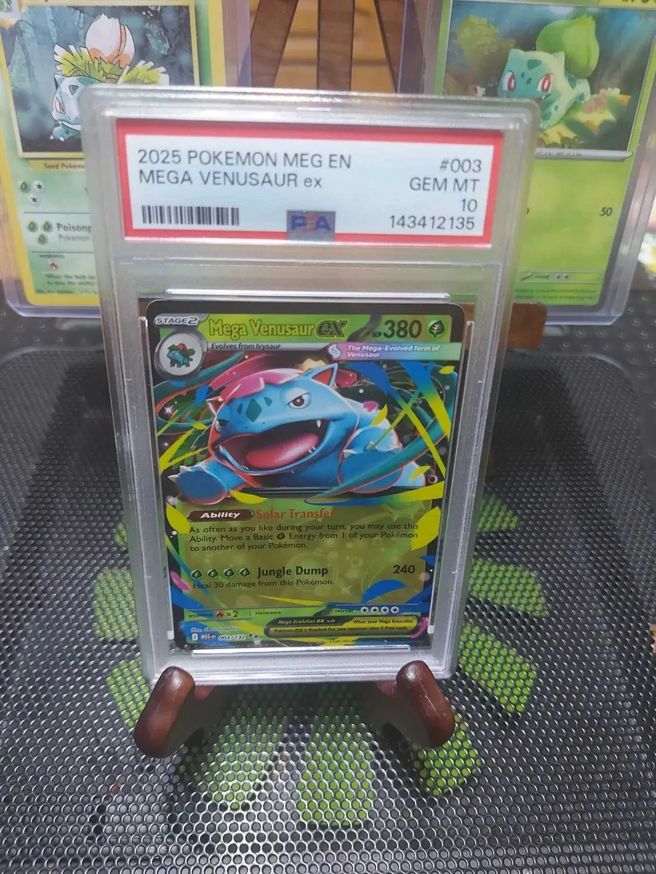 🔥Mega Venusaur EX PSA 10, Vintage Ivysaur & Promo Bulbasaur🔥 image 2