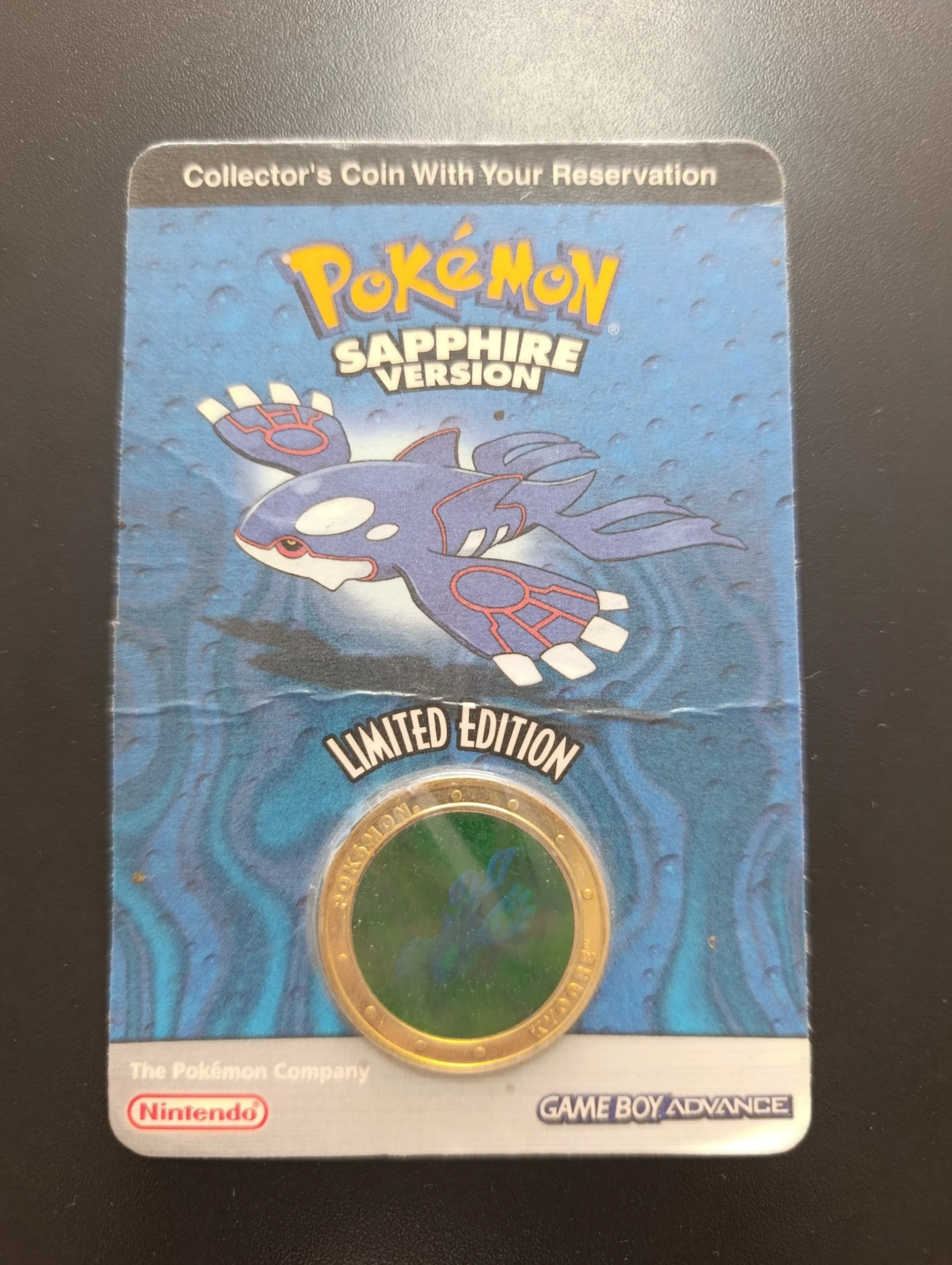 Pokémon Sapphire Collectors coin Limited Edition image 1