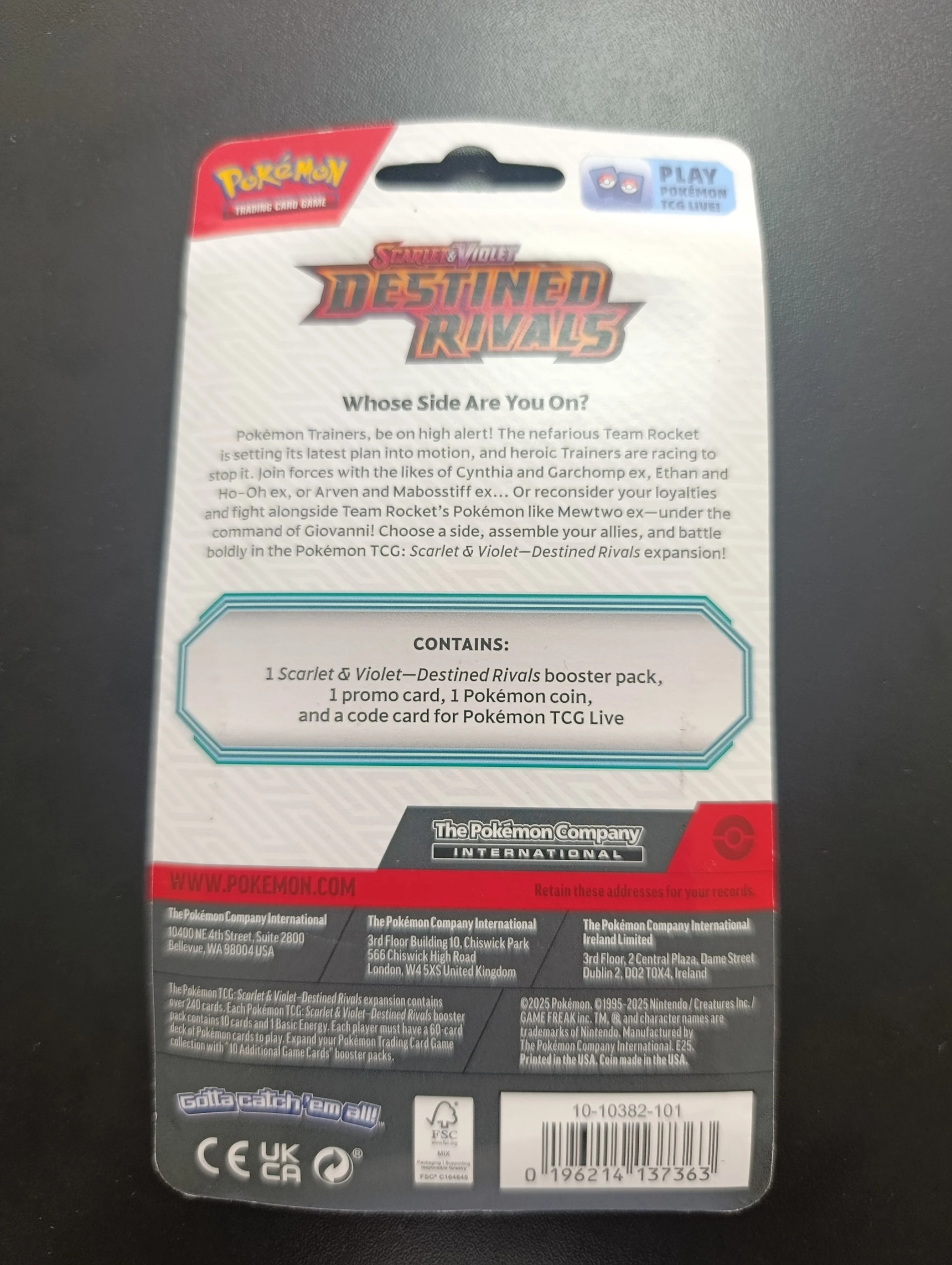 Destined Rivals Eevee 1-pack Blister image 3