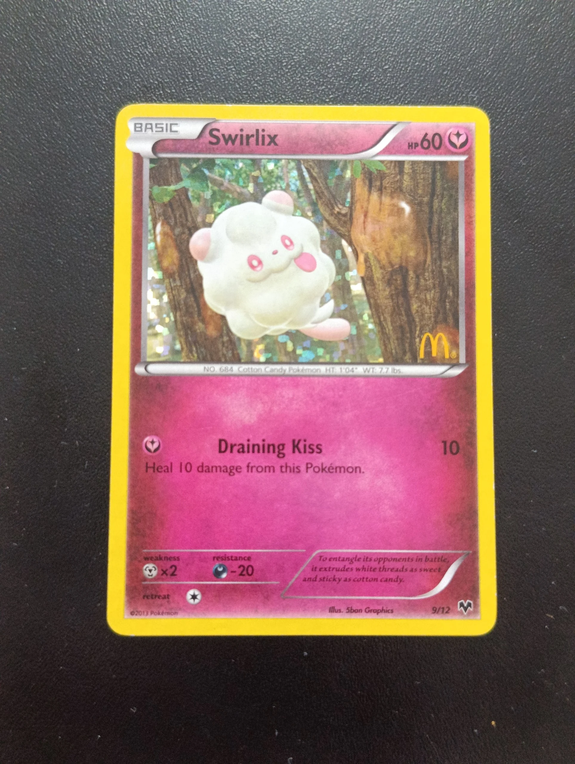Swirlix Holo From 2014 McDonald's set in EX condition image 1