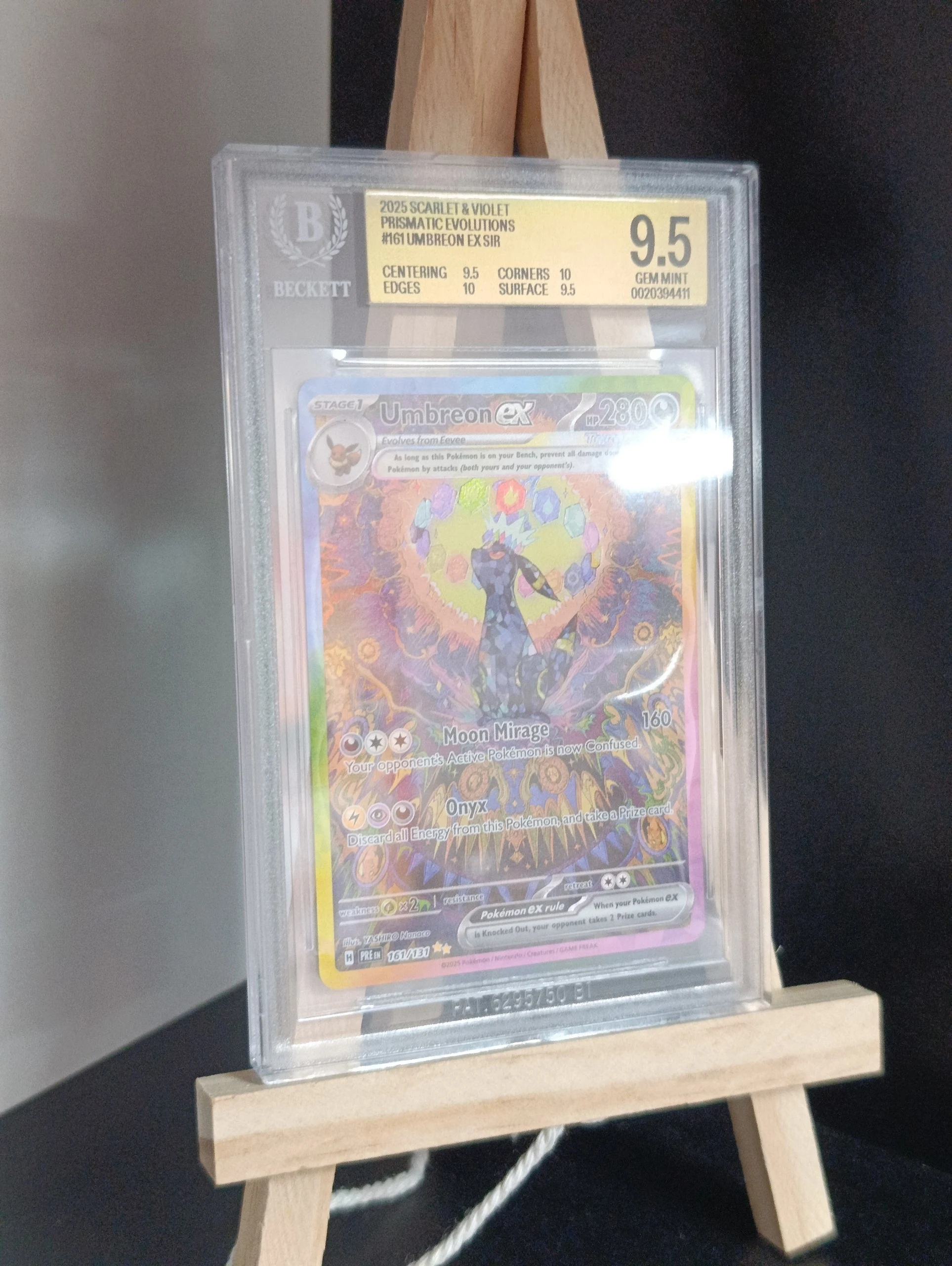 Umbreon EX PRE161 BGS 9,5 - 9.5/10/10/9.5 image 3