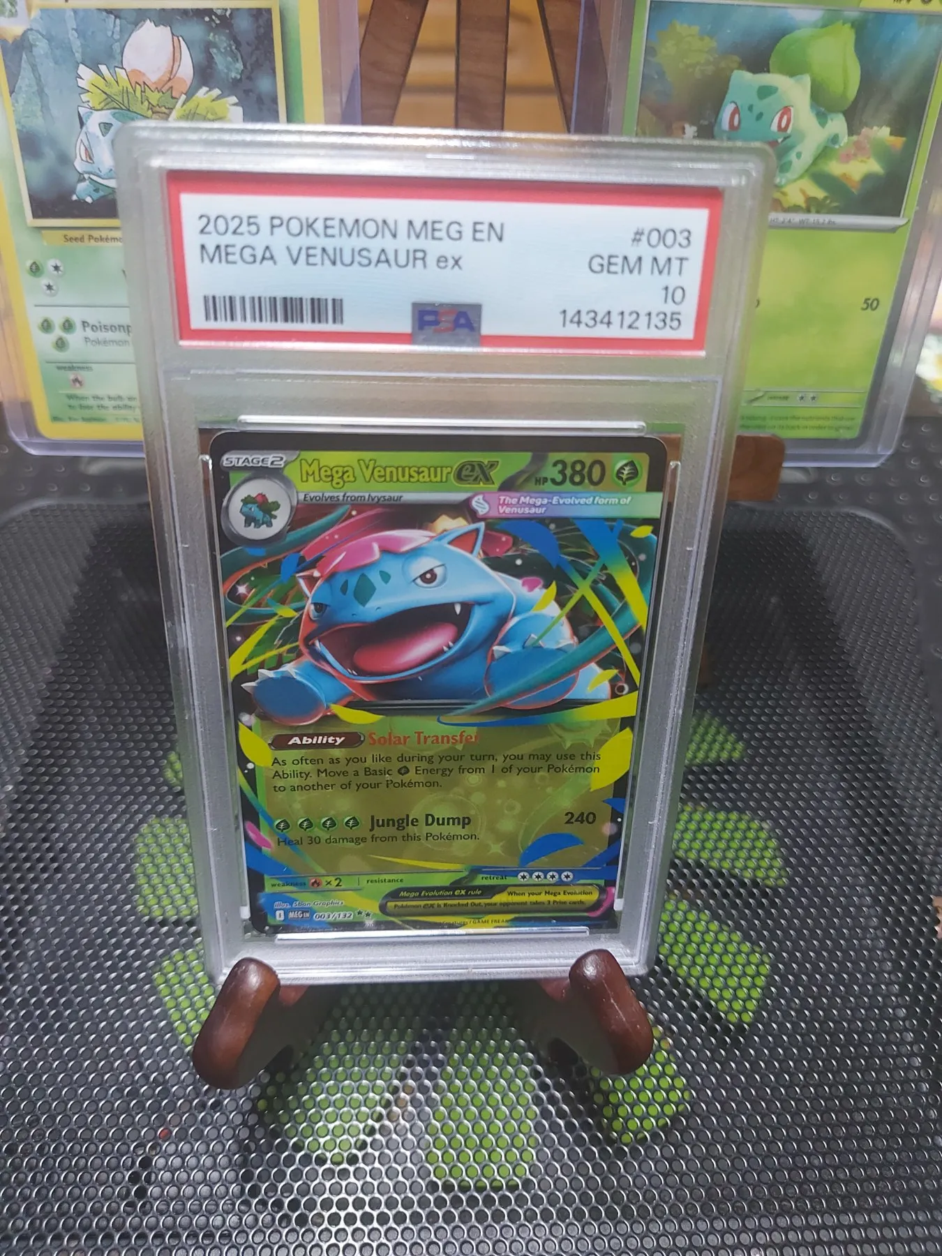 🔥Mega Venusaur EX PSA 10, Vintage Ivysaur & Promo Bulbasaur🔥 image 5