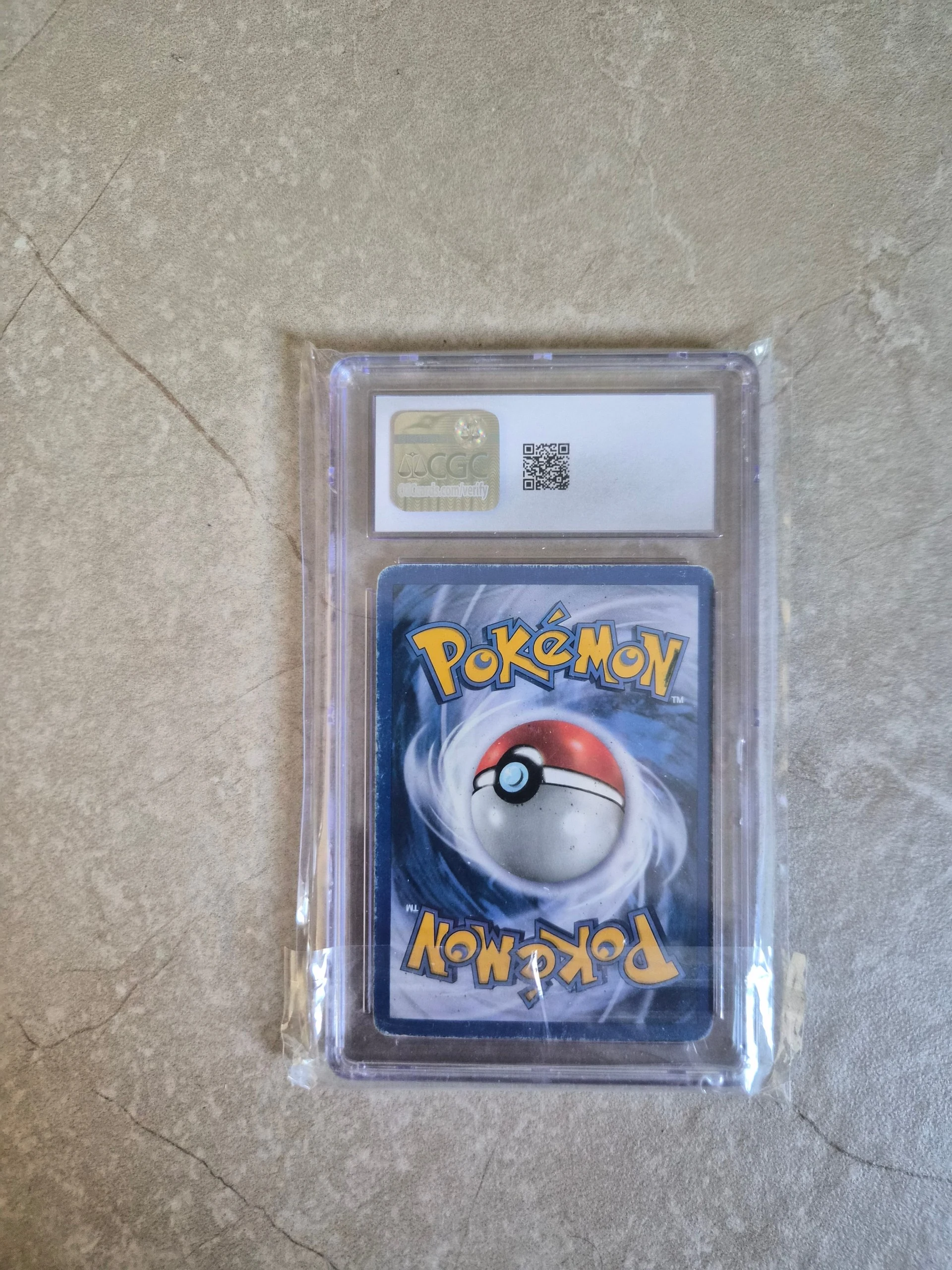 Graded card CGC Lapras 1999 fossil 10/62 holo image 2