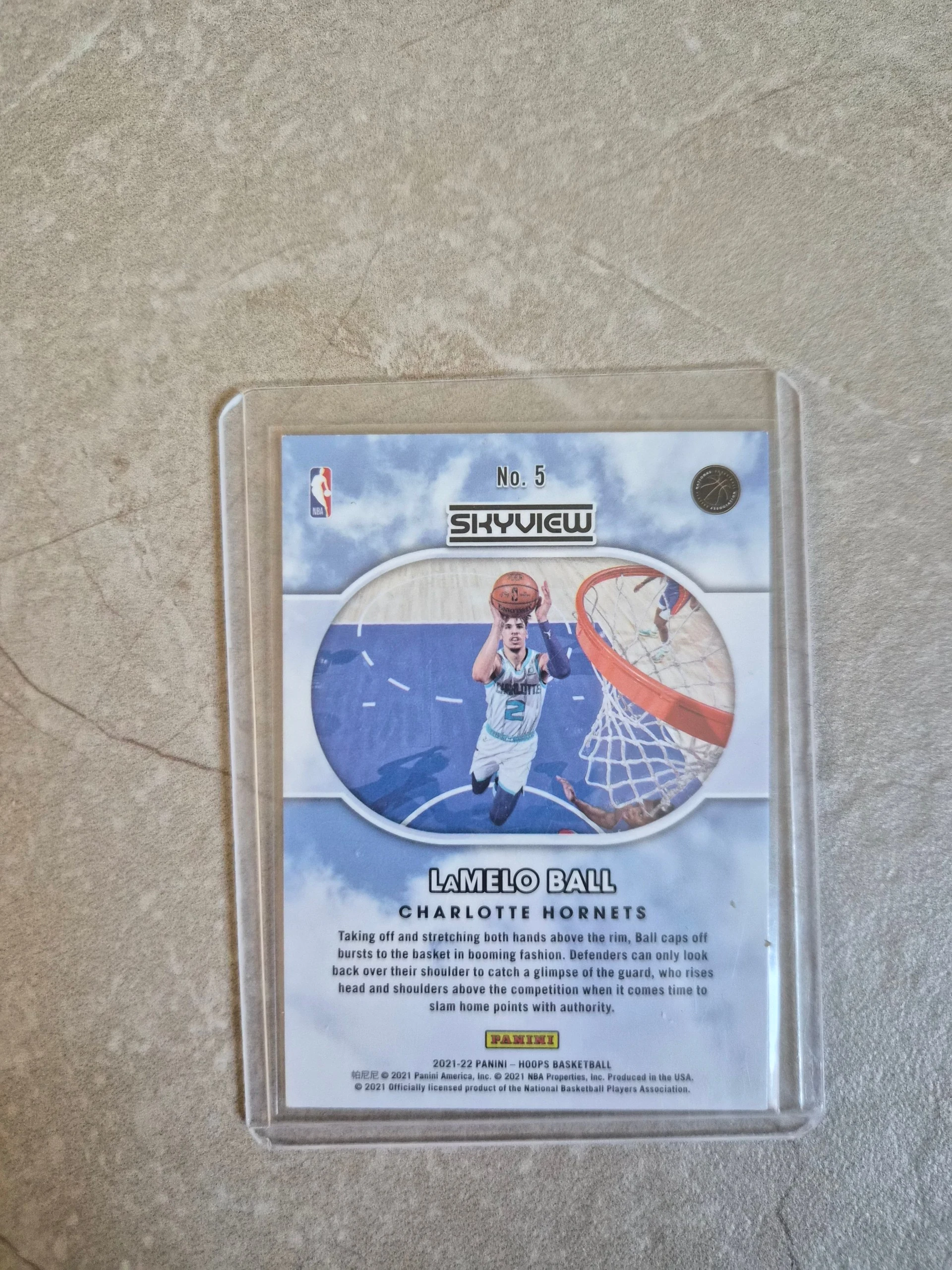 NBA HOOPS SKYVIEW LAMELO BALL CHARLOTTE HORNETS image 2