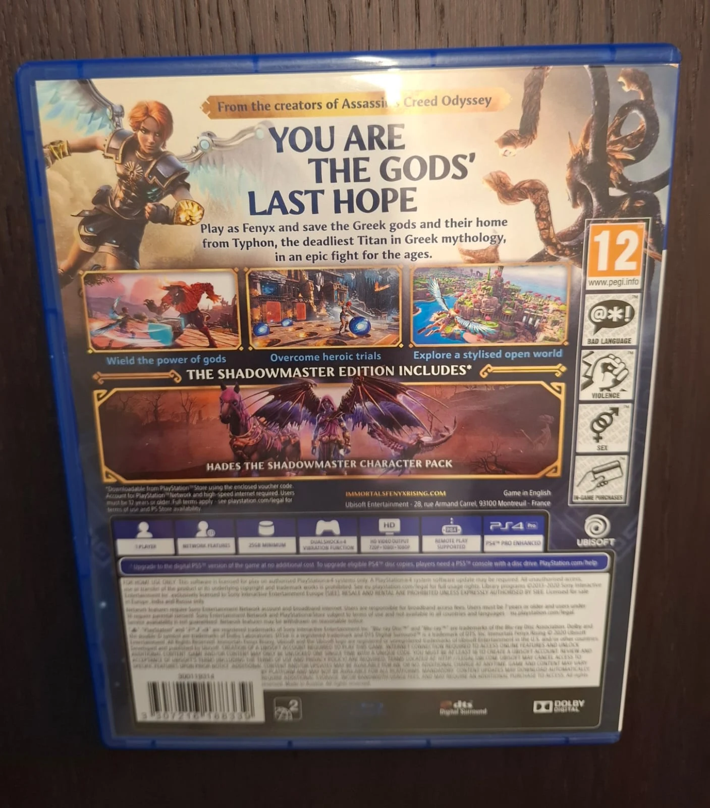 IMMORTALS FENYX RISING SHASOW NASTER EDITION PS4 image 2