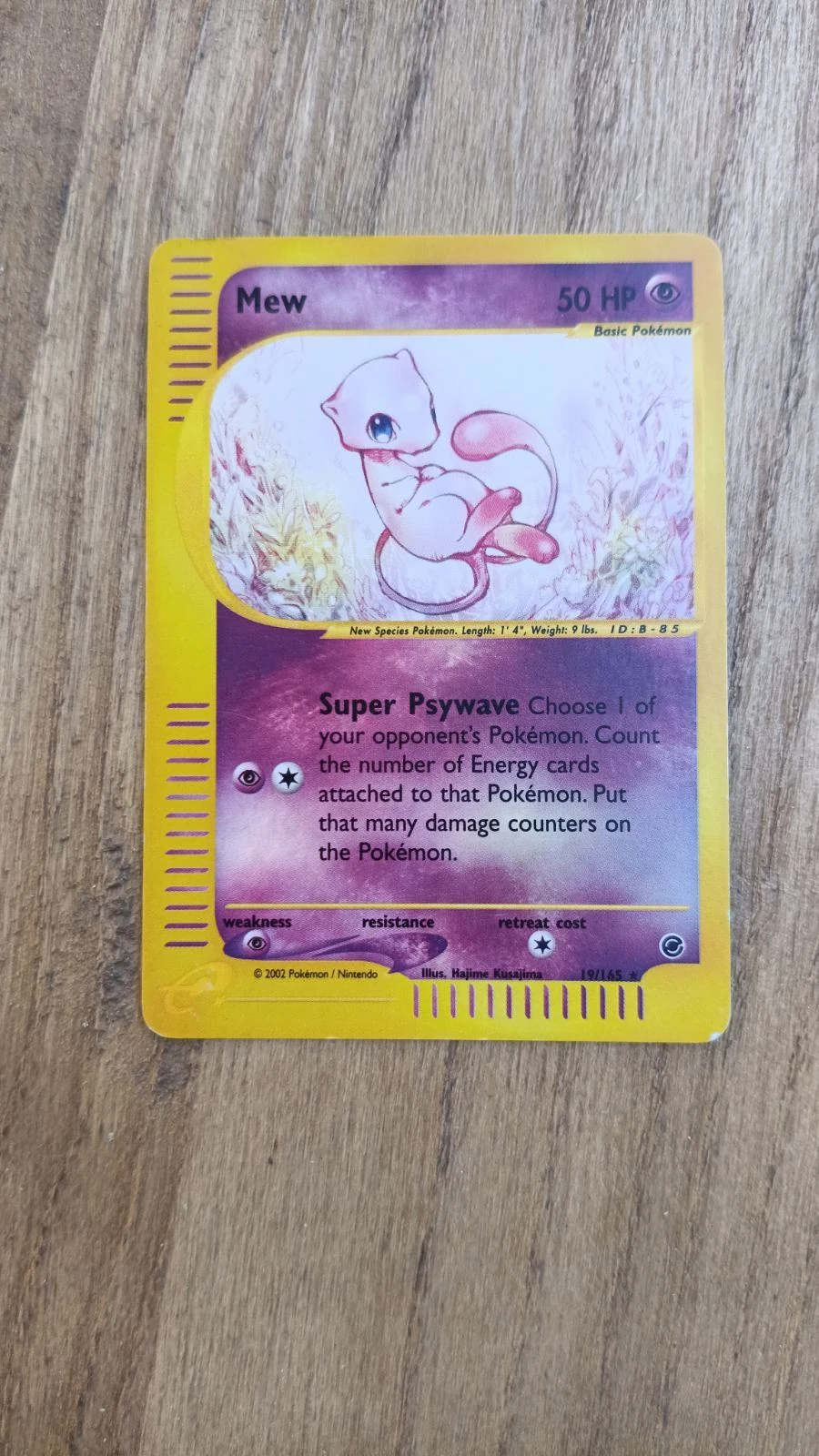 Mew Reverse Holo Ecpedition Base Set image 1
