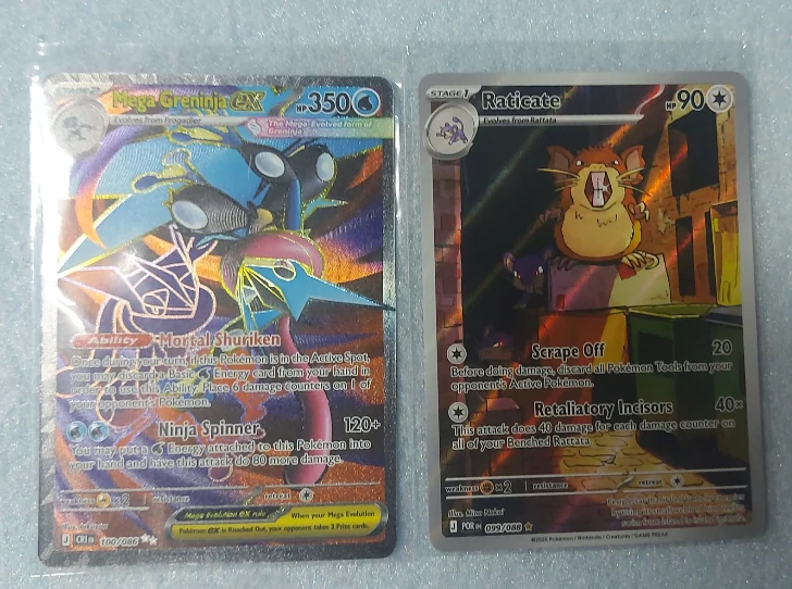 Mega Greninja ex Raticate image 1