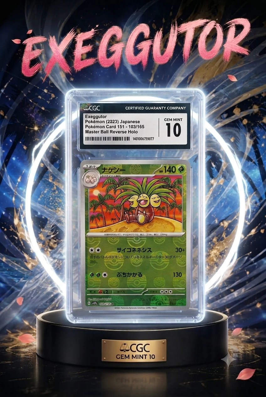 CGC 10 Exeggutor sv2a Masterball Reverse Holo image 1