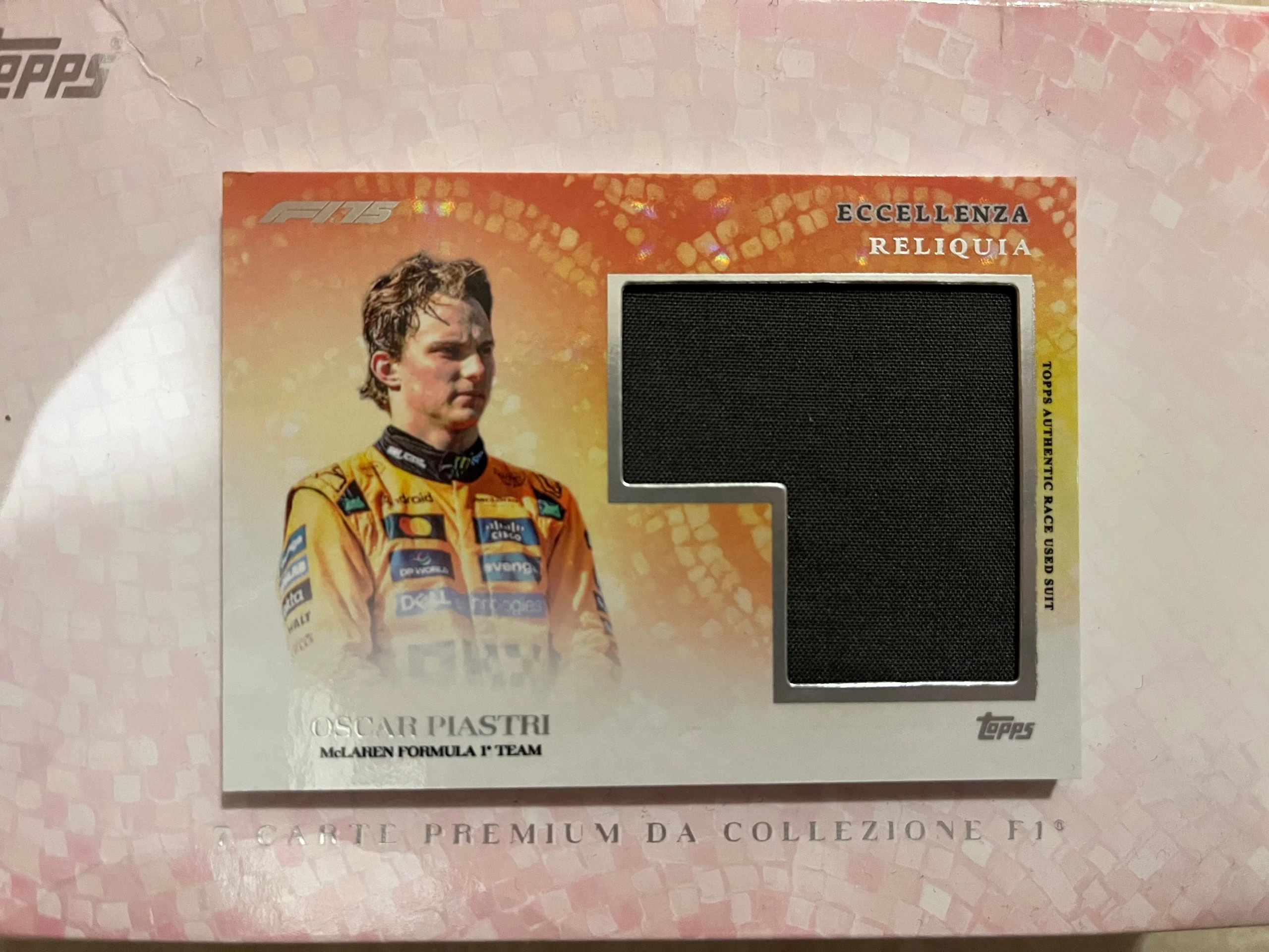 Eccellenza 2025 Reliquia Oscar Piastri Race Worn Patch Relic image 1