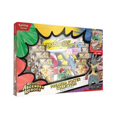 Pokémon Ascended Heroes: Premium Poster Collection - Mega Lucario ex image 1