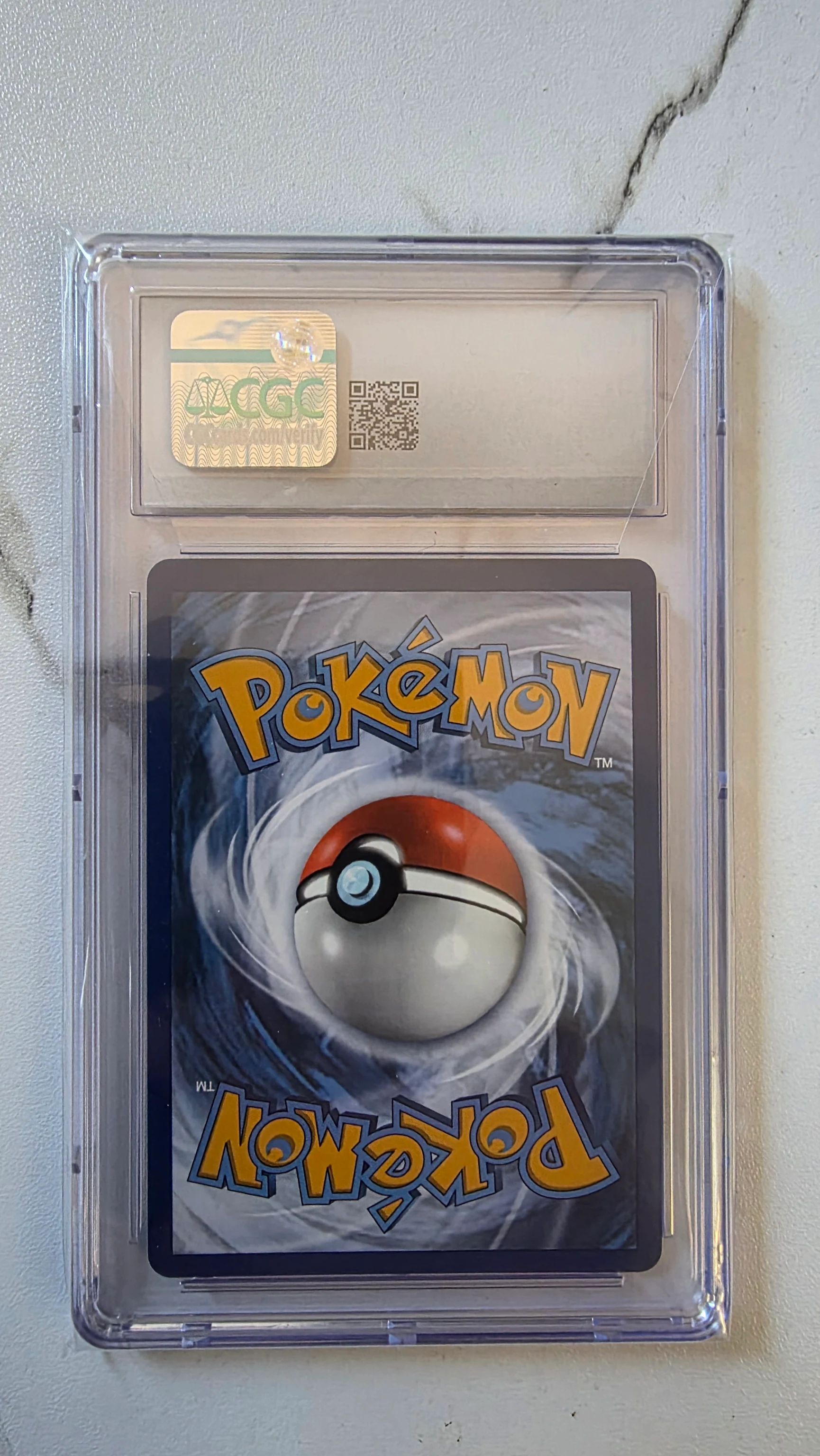 CGC 9 Error Lance’s Charizard V SWSH133 Off-Center Celebrations Pokémon Card image 2