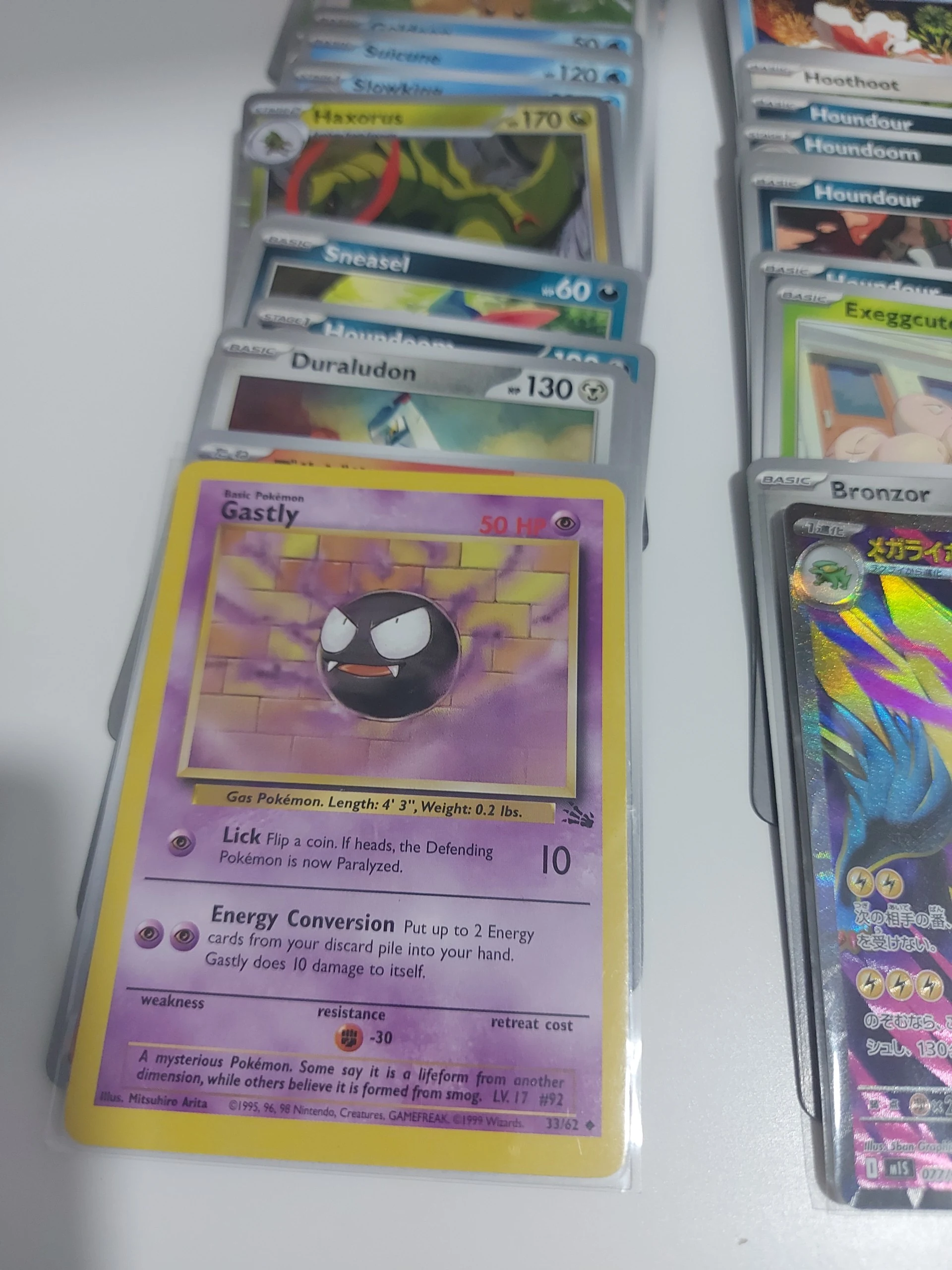 Vintage Gastly, golden teal mask ogerpon, ninetales, fullarts image 3