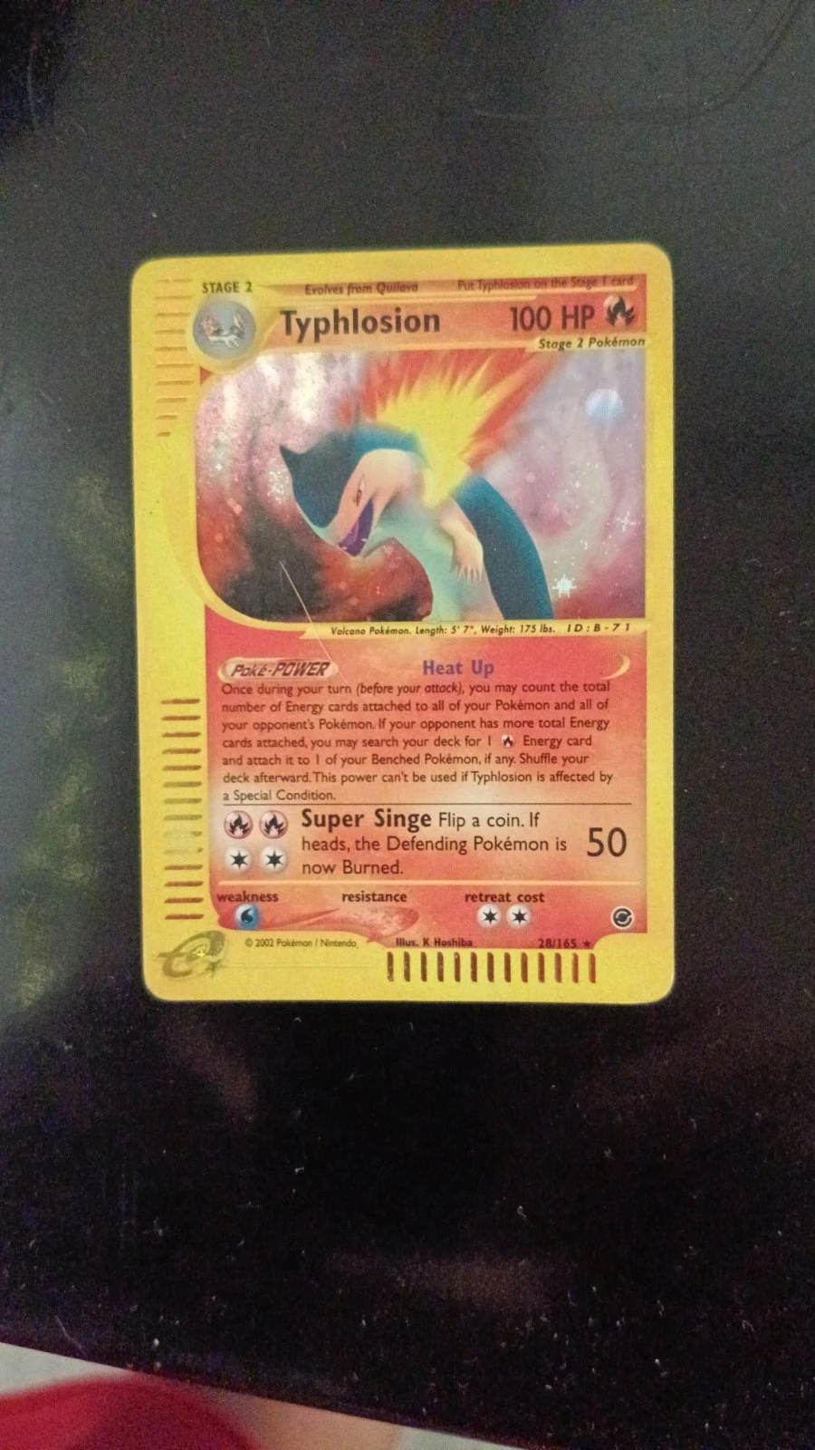 Typhlosion Holo Expedition Base set image 1