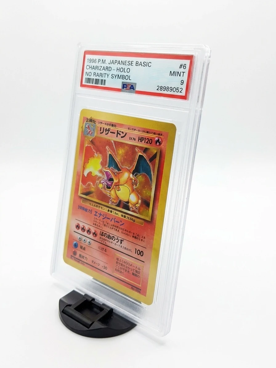 1996 Japanese Base Set "No Rarity Symbol" Charizard Holo image 3