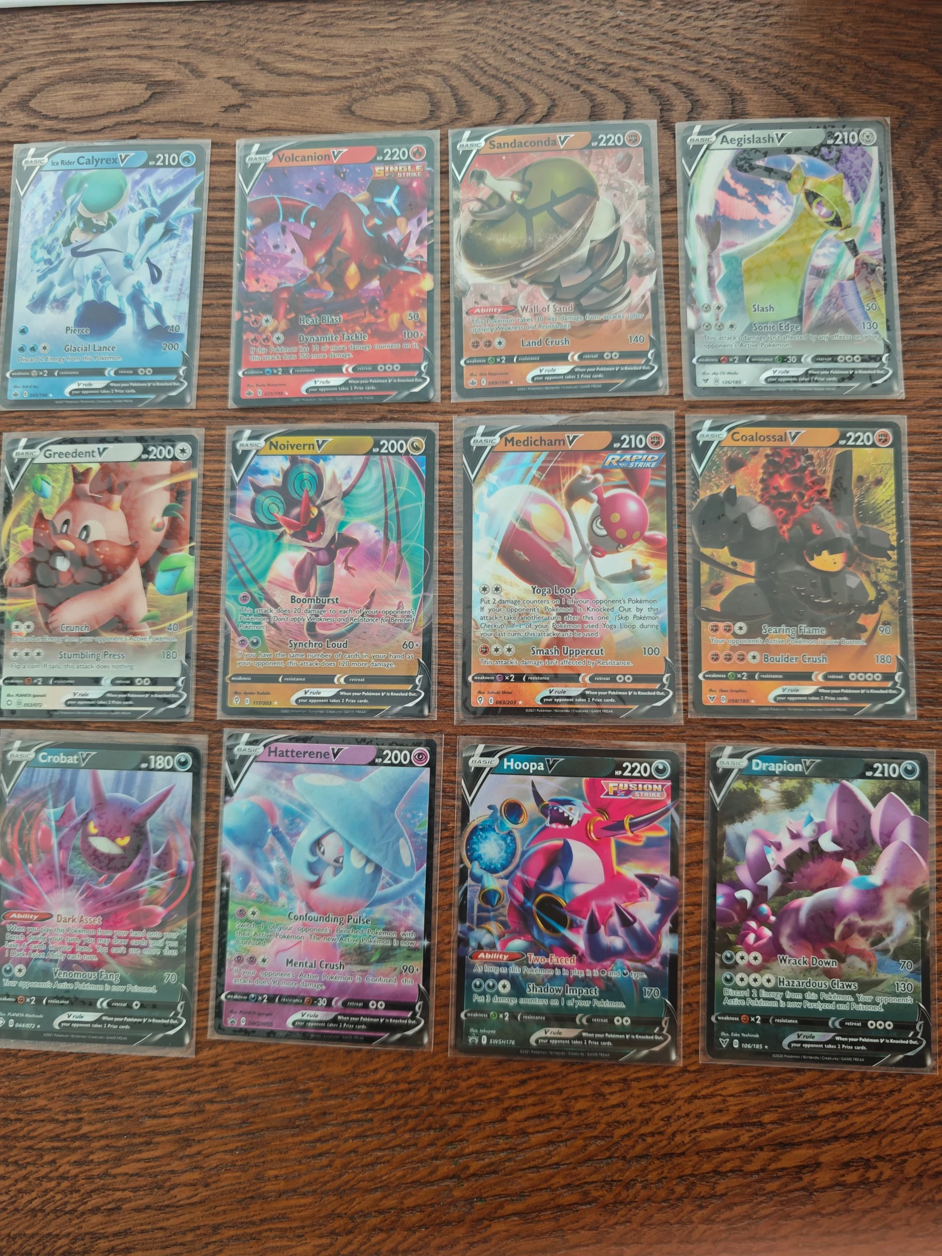 Lot of Raw Pokemon Cards V ART (12 cards) image 1