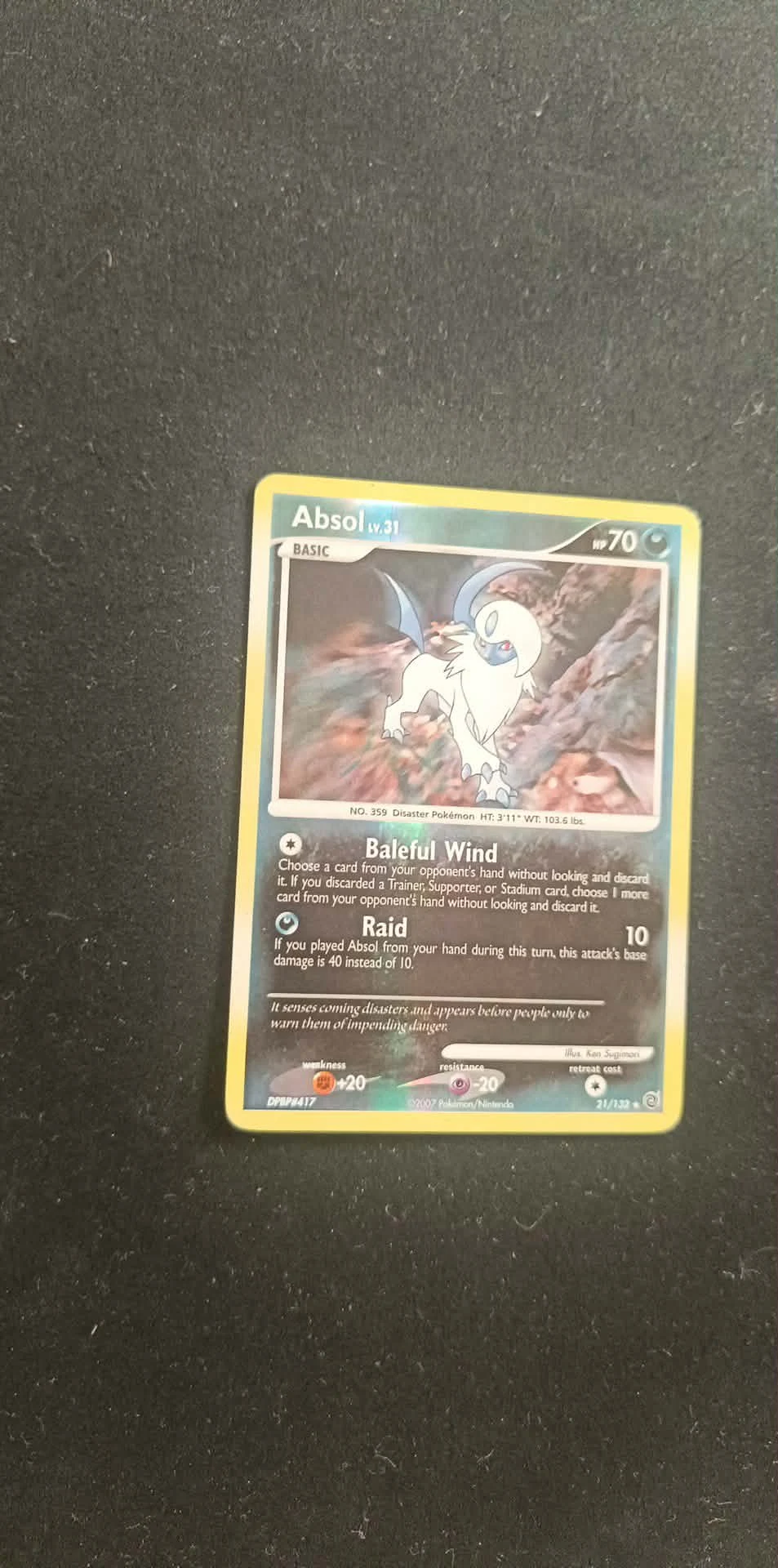 Absol Reverse Holo image 1