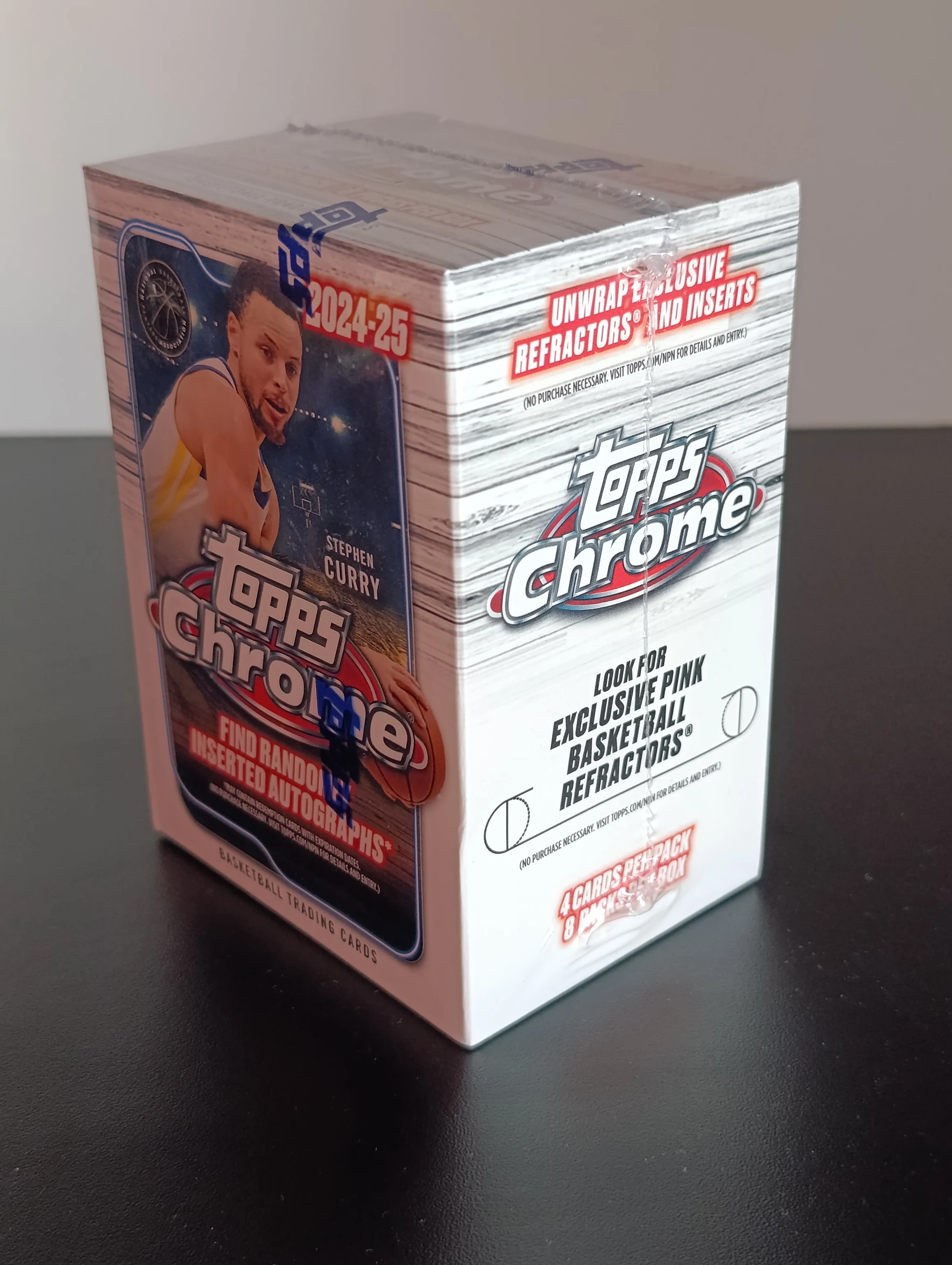 24-25 Basketball Topps Chrome Blaster Box image 2