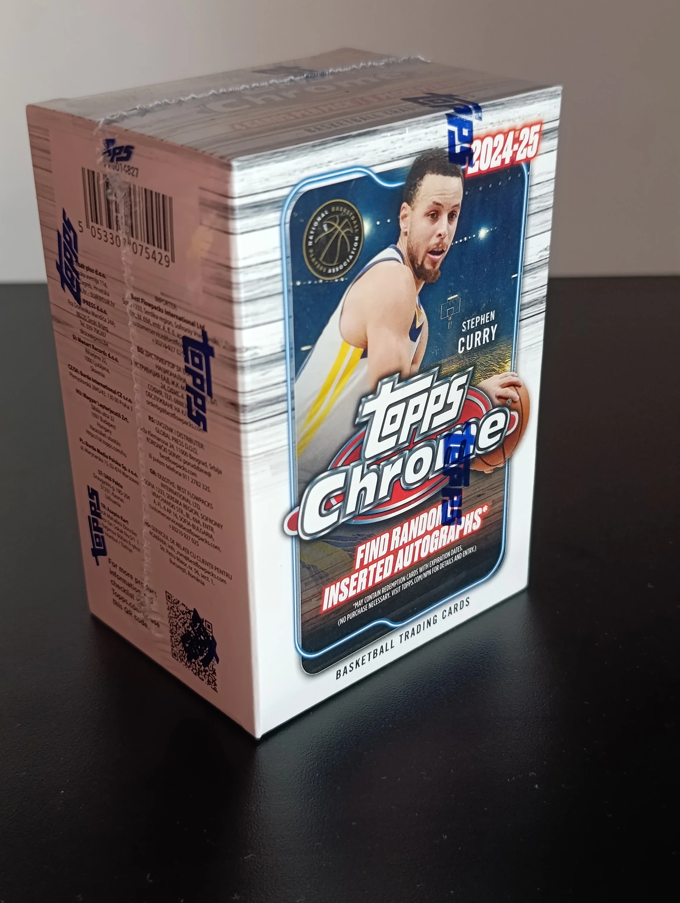 24-25 Basketball Topps Chrome Blaster Box image 3