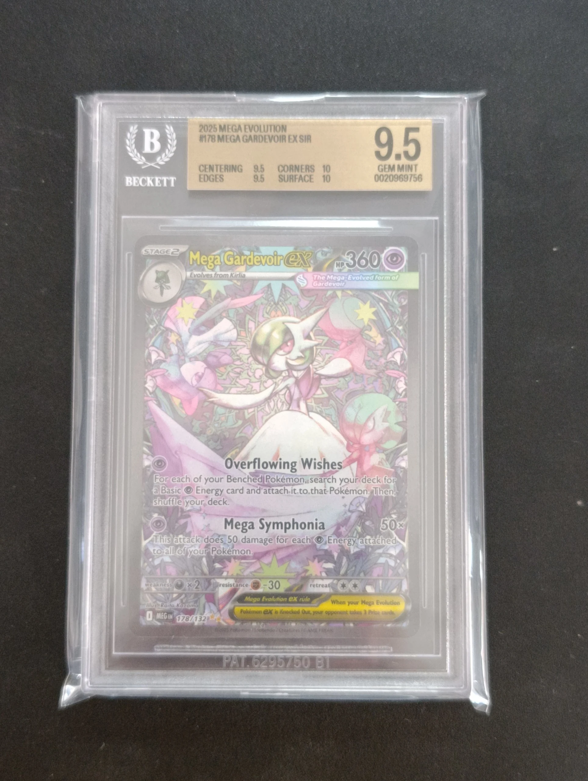 BGS 9.5 Mega Gardevoir MEG178 from mega evolutions image 1