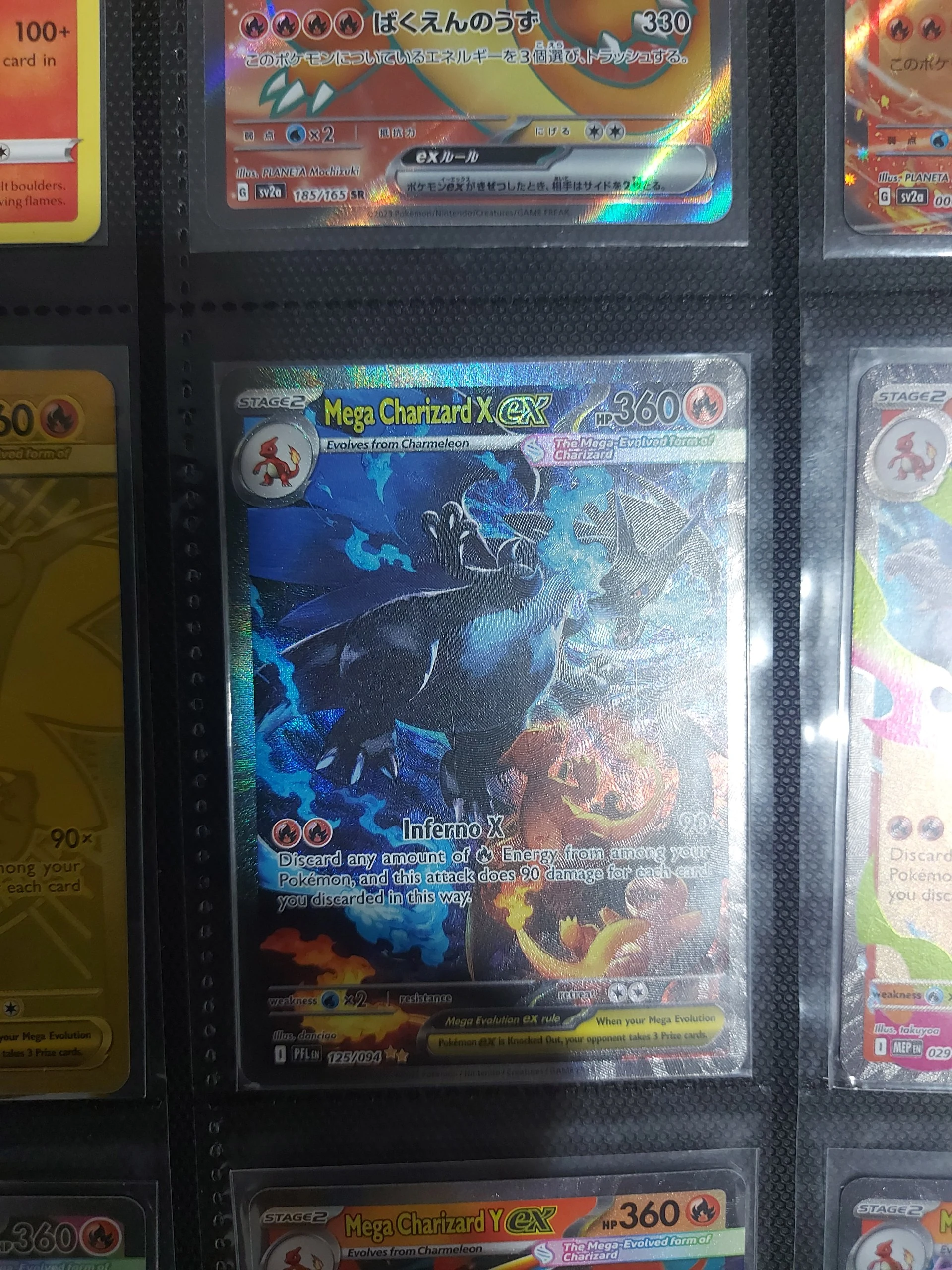 🔥A binder page full of zards🔥 image 5
