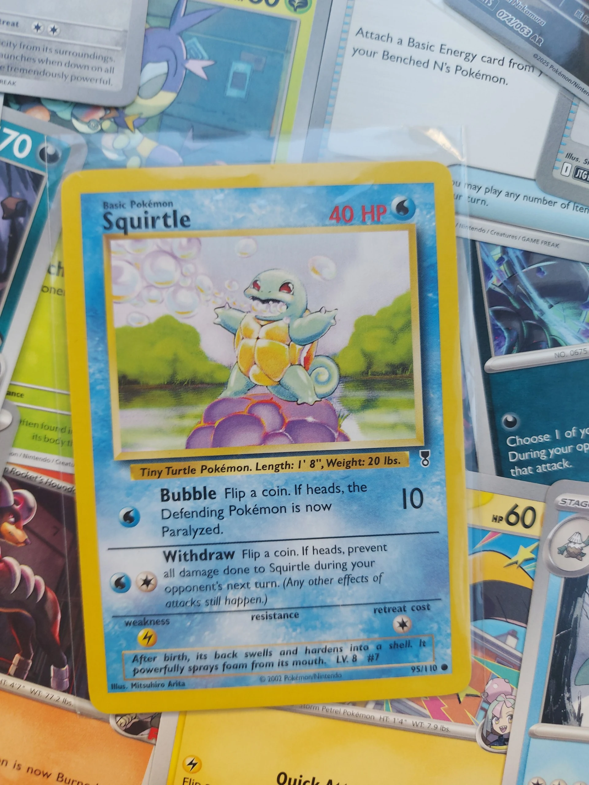 🔥Legendary Collection Squirtle lot - Vintage and retro lot: Fullart, ex, retro, vintage (×100 cards) image 4