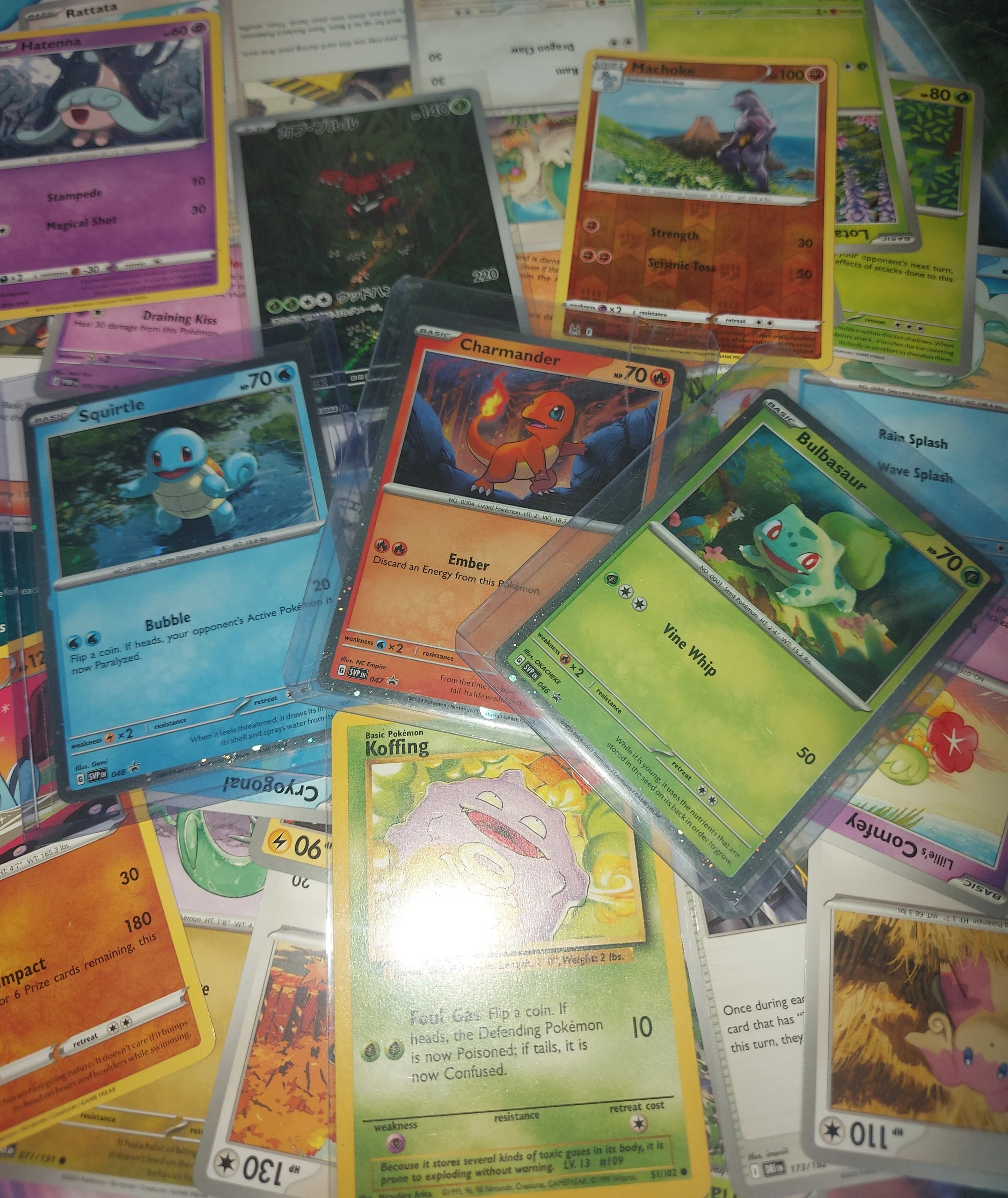 ⚡️🔥💧Kanto starters promos lot: Vintage and retro (x100 cards) image 1