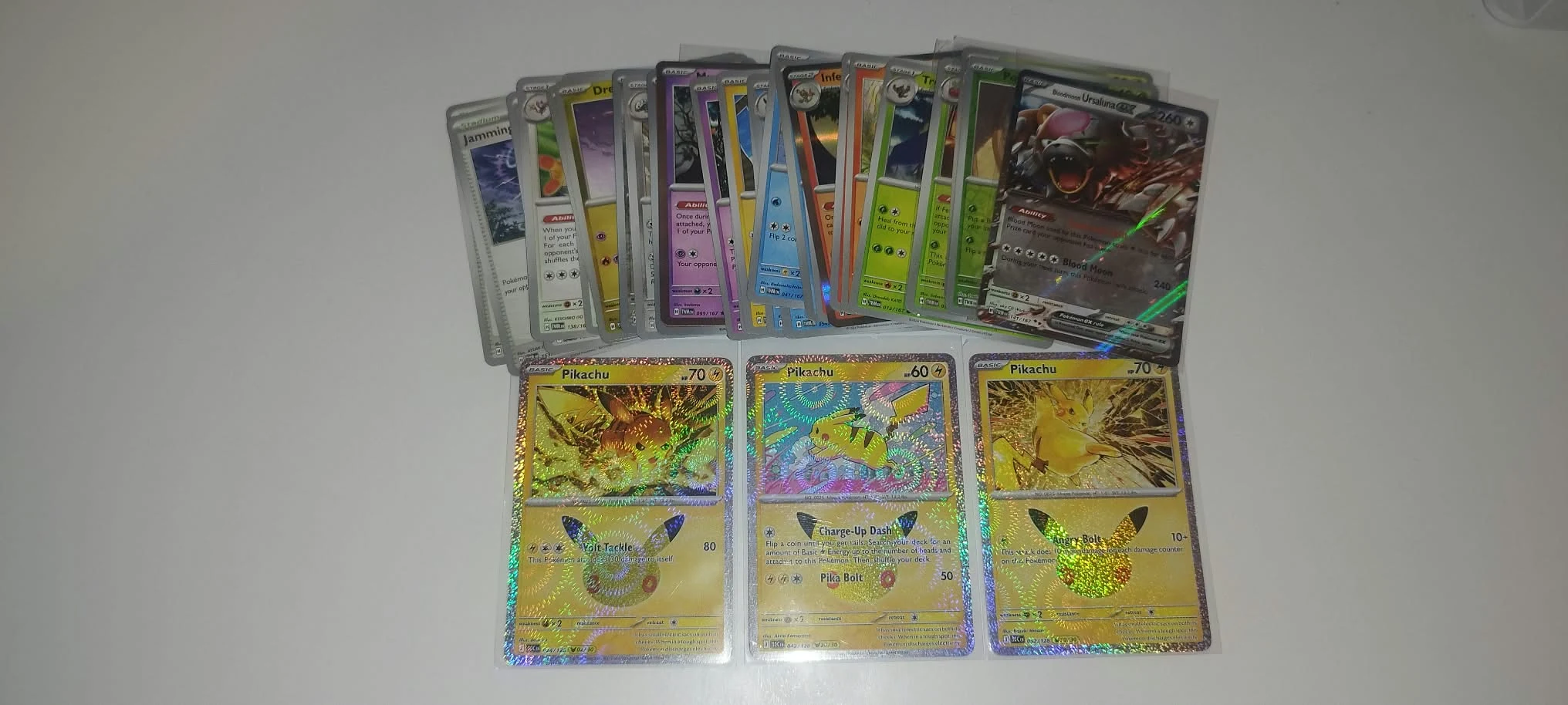3x Pikachu 30th Anniversary + Bulk Twilight Masquerade (29 cards) image 1