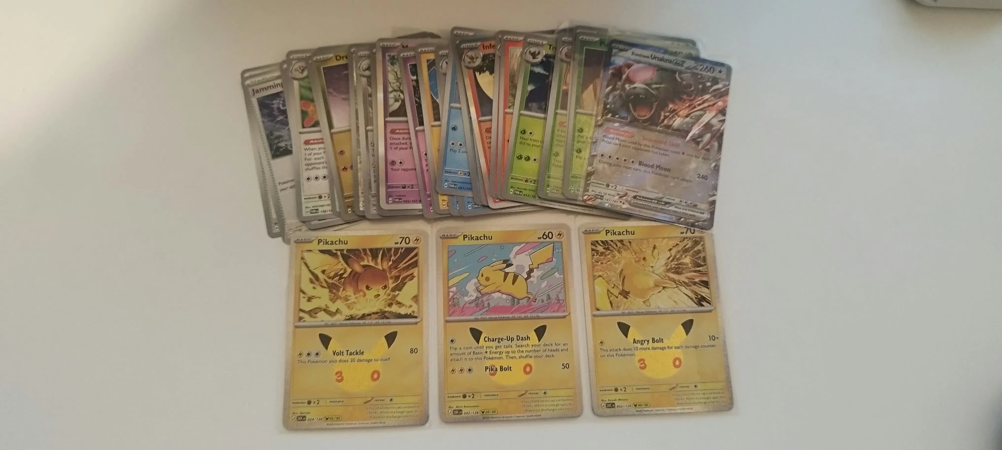 3x Pikachu 30th Anniversary + Bulk Twilight Masquerade (29 cards) image 2