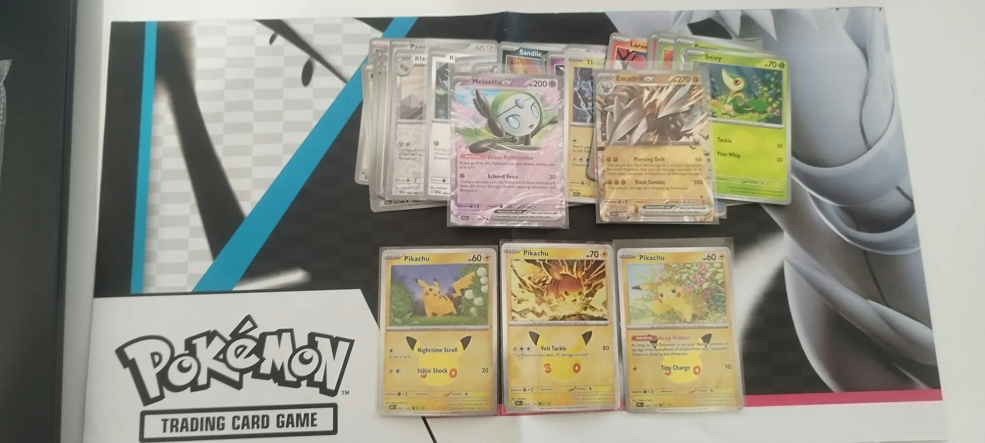 3x Pikachu 30th & Black Bolt 40+ Bulk cards & Black Bolt/White Flare Poster image 1