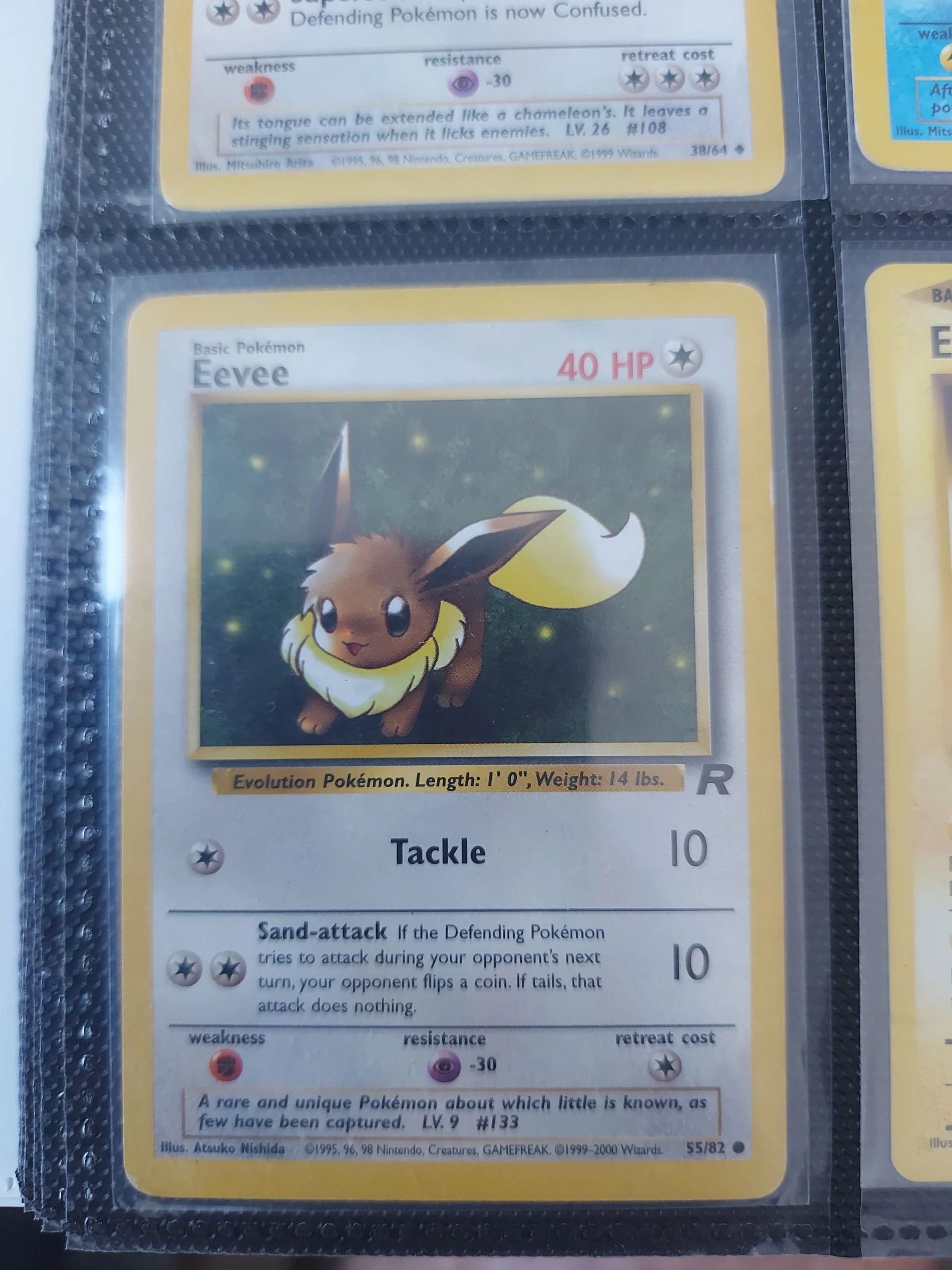 🔥 2 binder pages full of Vintage Pokemon image 3