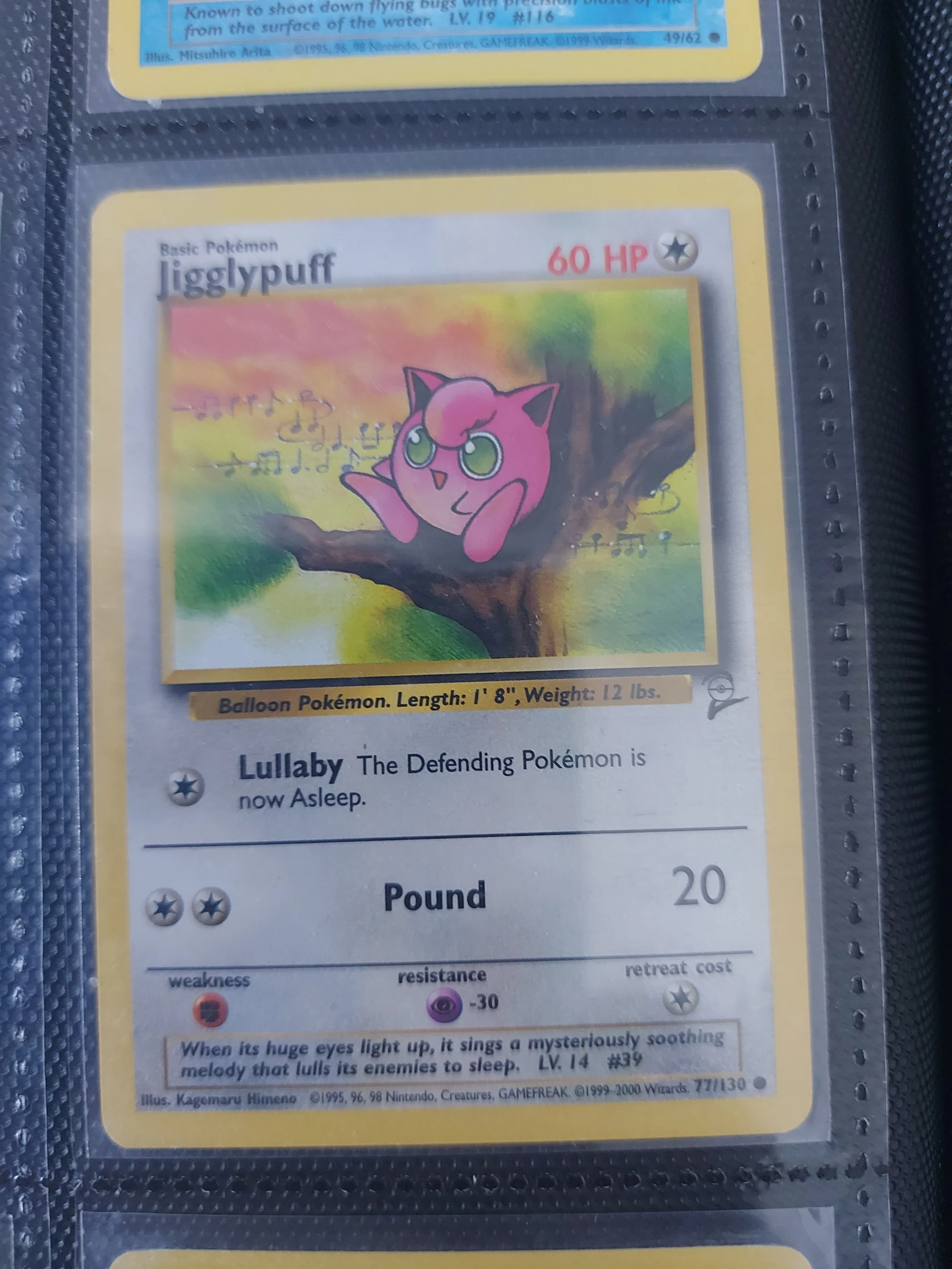 🔥 2 binder pages full of Vintage Pokemon image 5