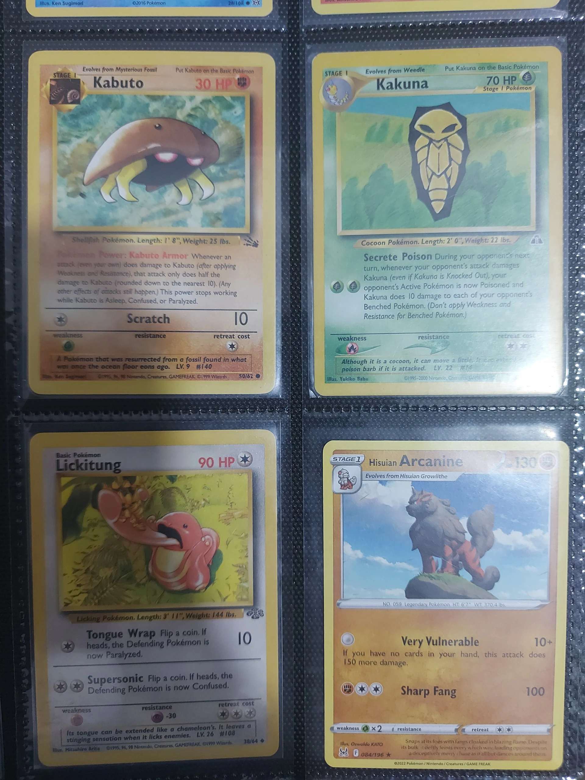 🐚Base set - Fossil vintage post (x18 cards) image 3