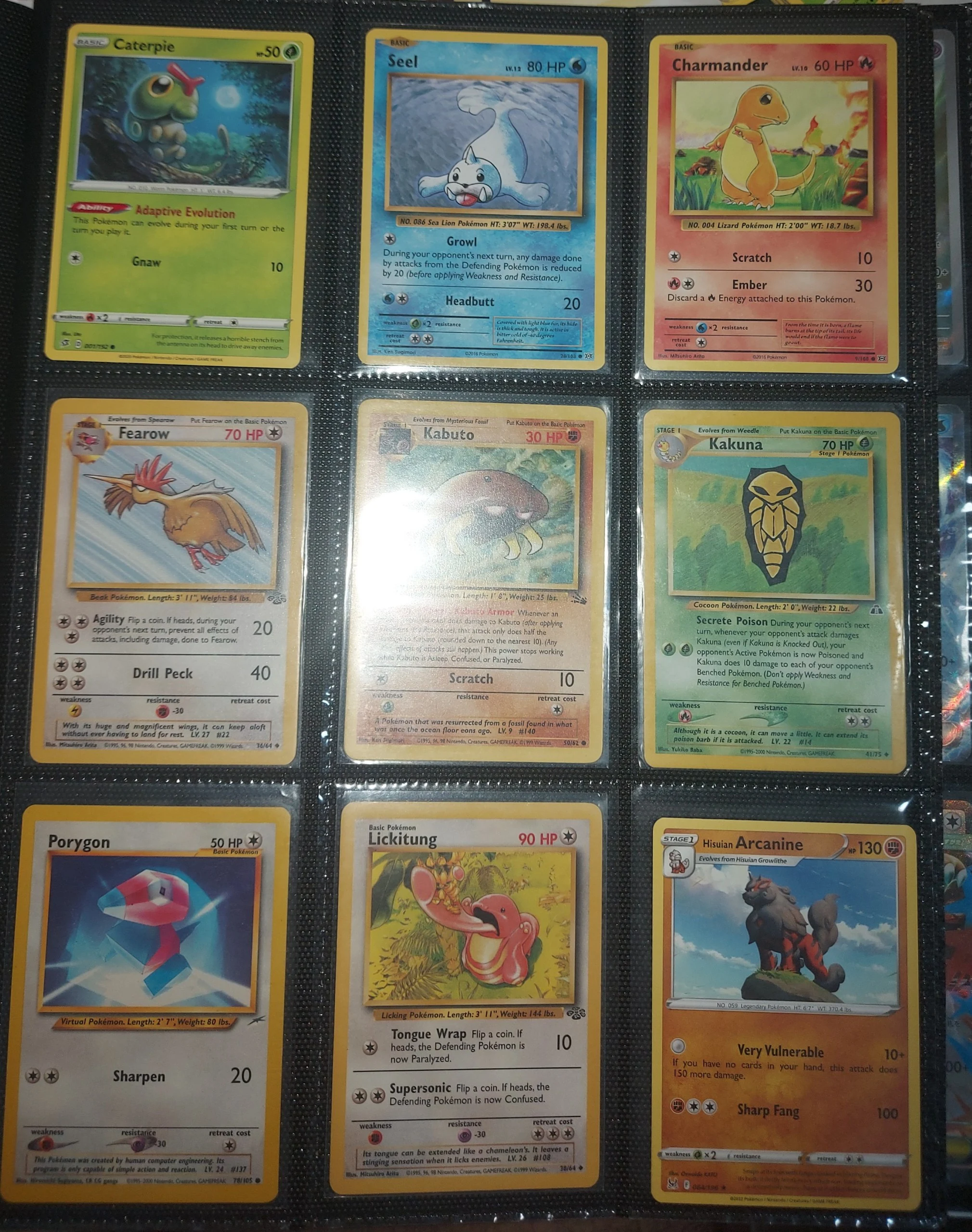 🐚Base set - Fossil vintage post (x18 cards) image 1