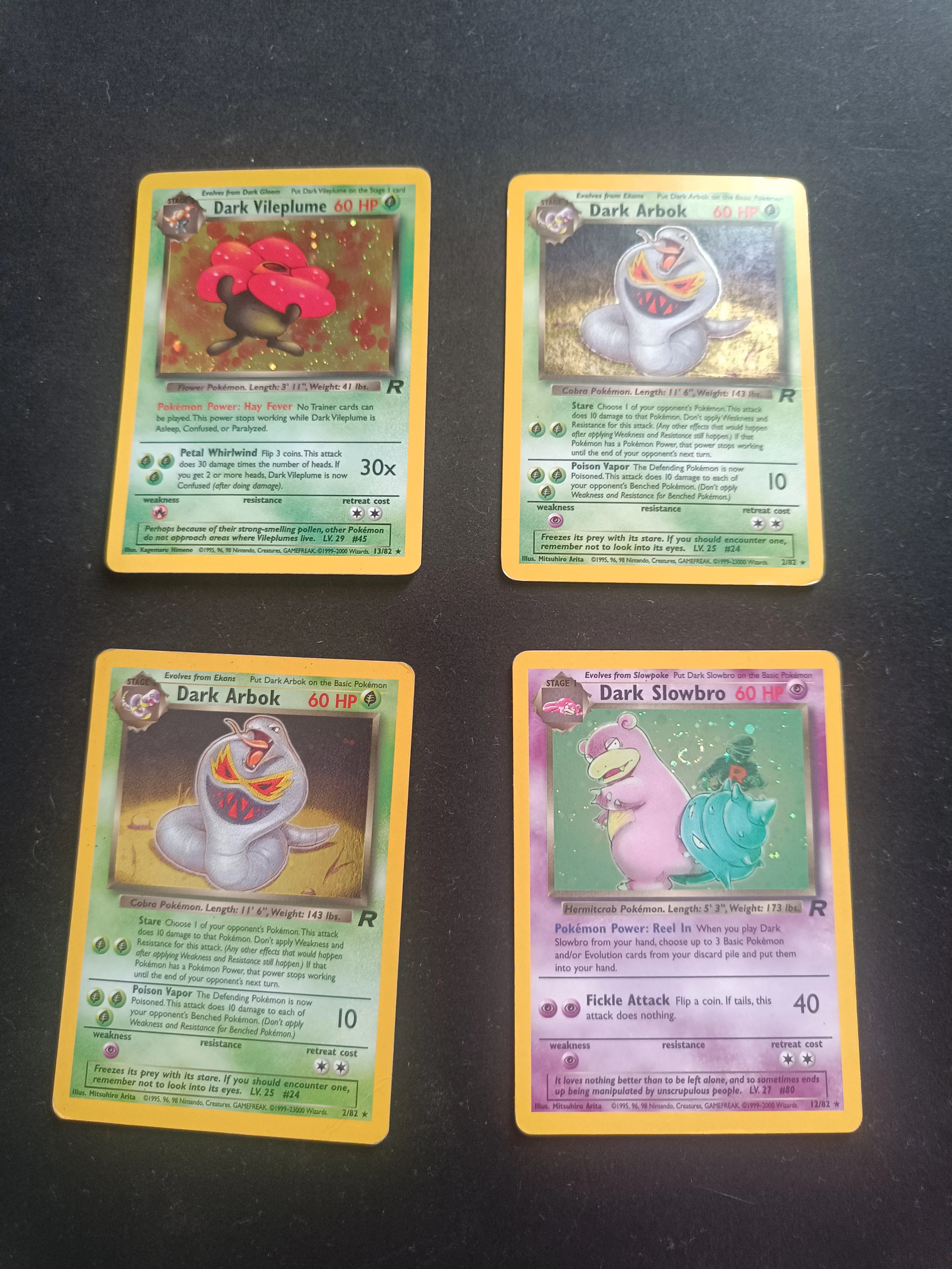 Pokemon Team Rocket 4 card Lot image 2
